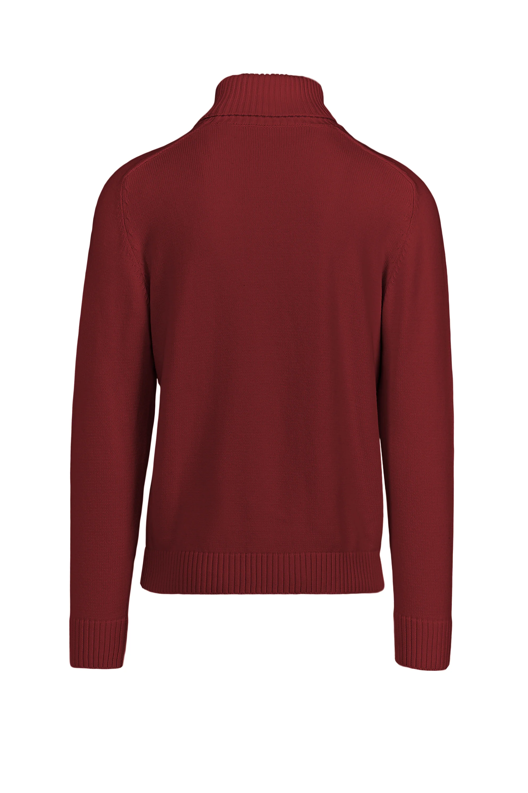 Maglione a maglia rasata con collo alto - Image 16