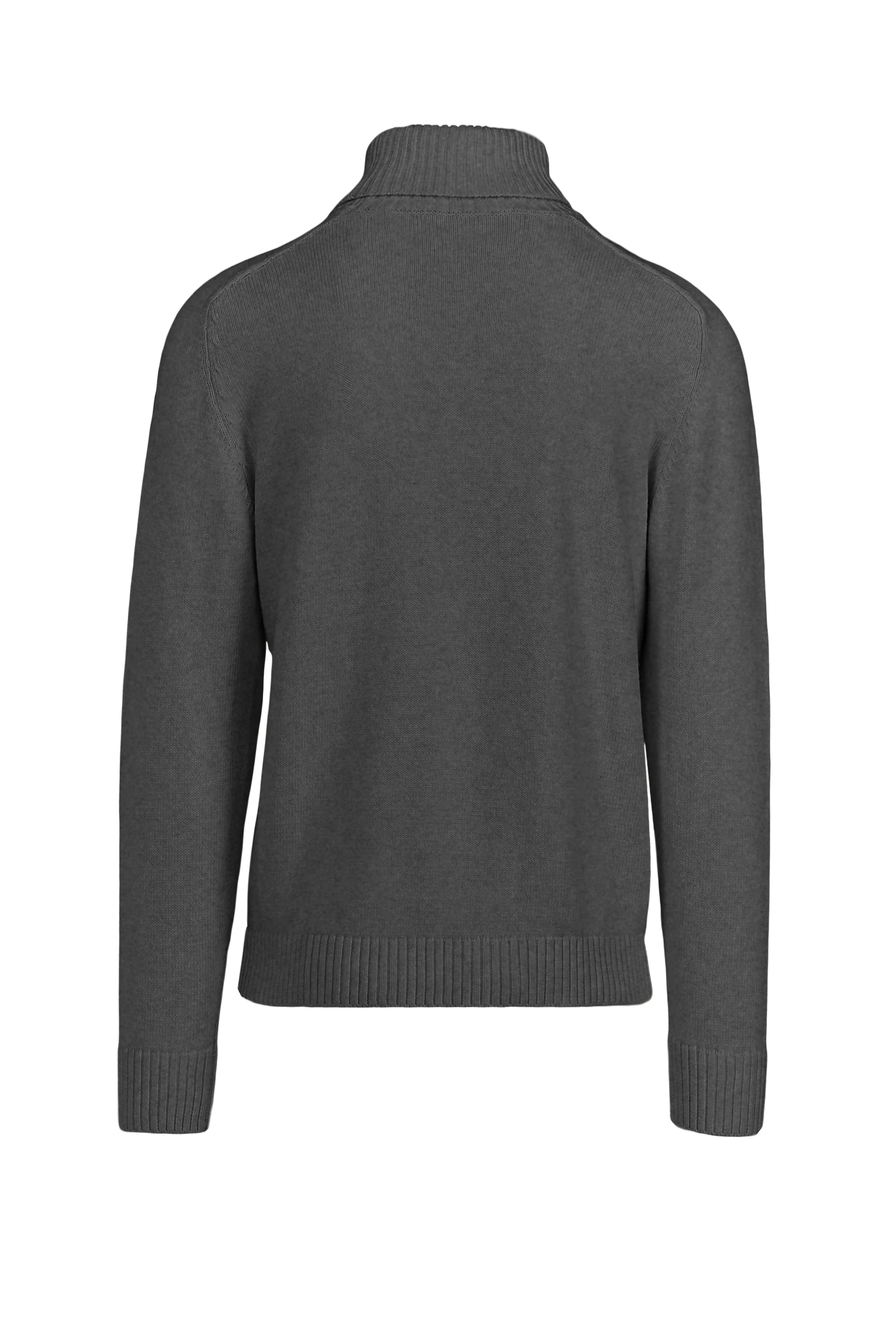 Maglione a maglia rasata con collo alto - Image 8