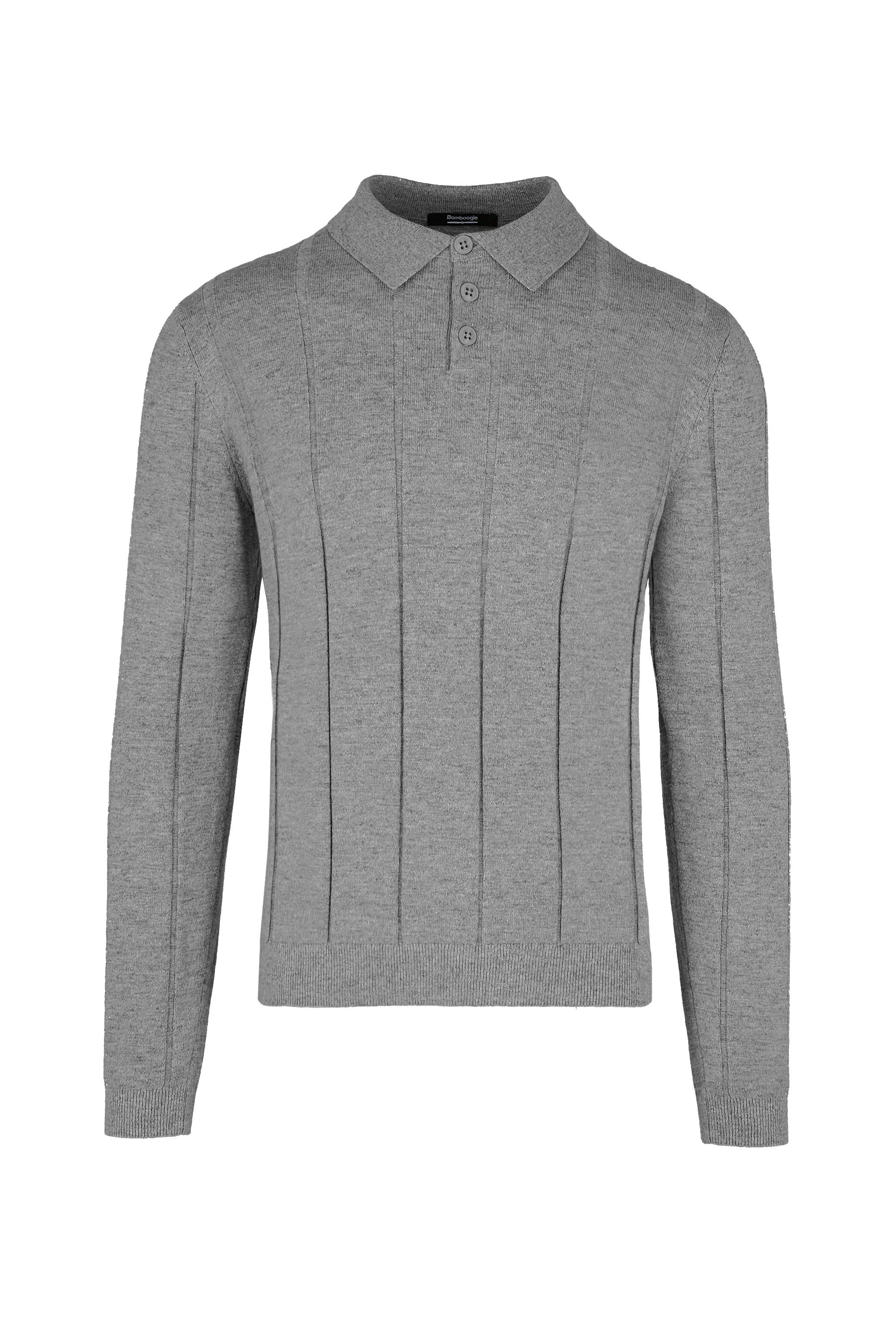 Maglione con colletto in lana e cashmere - Image 4