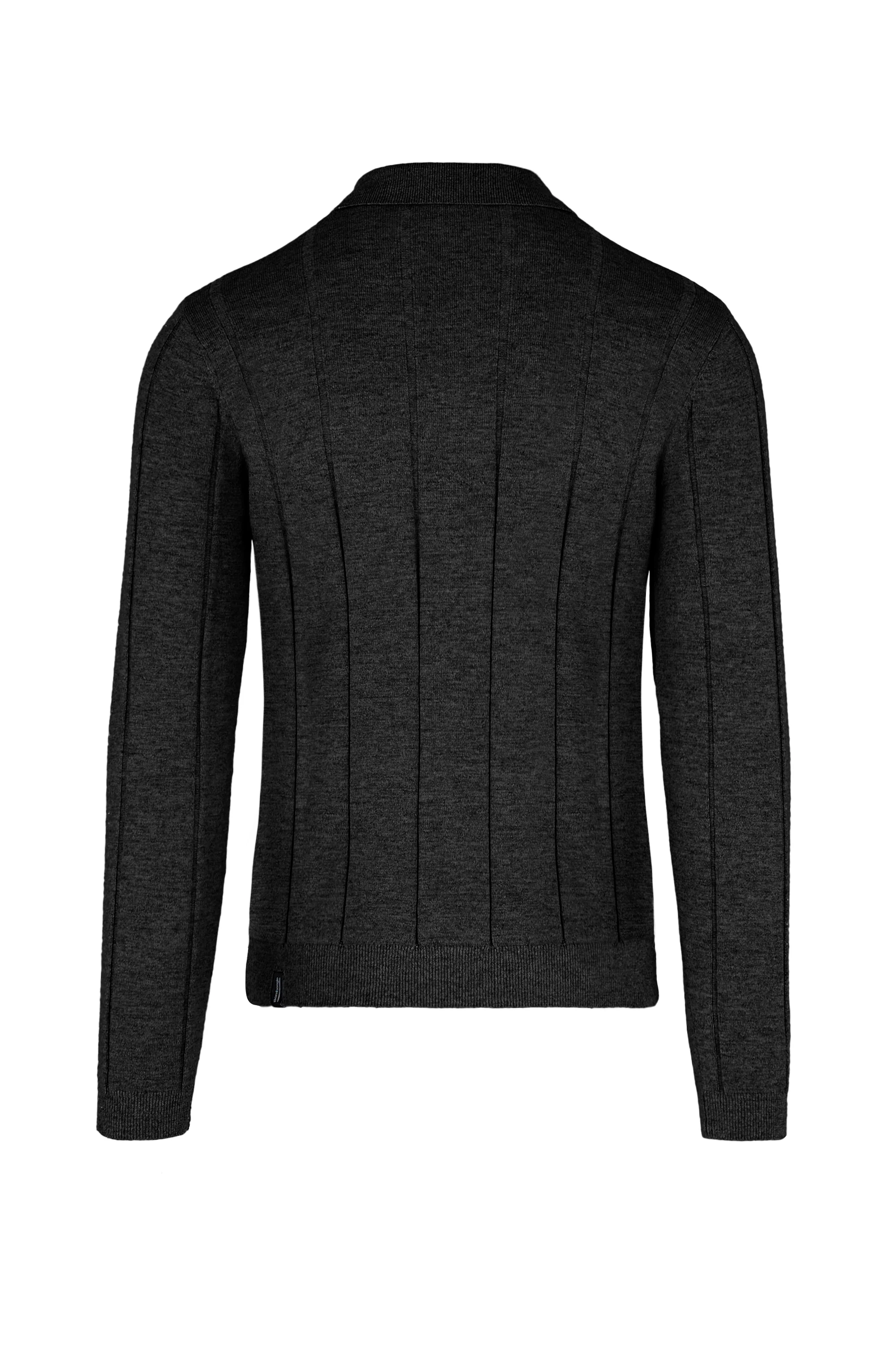 Maglione con colletto in lana e cashmere - Image 8