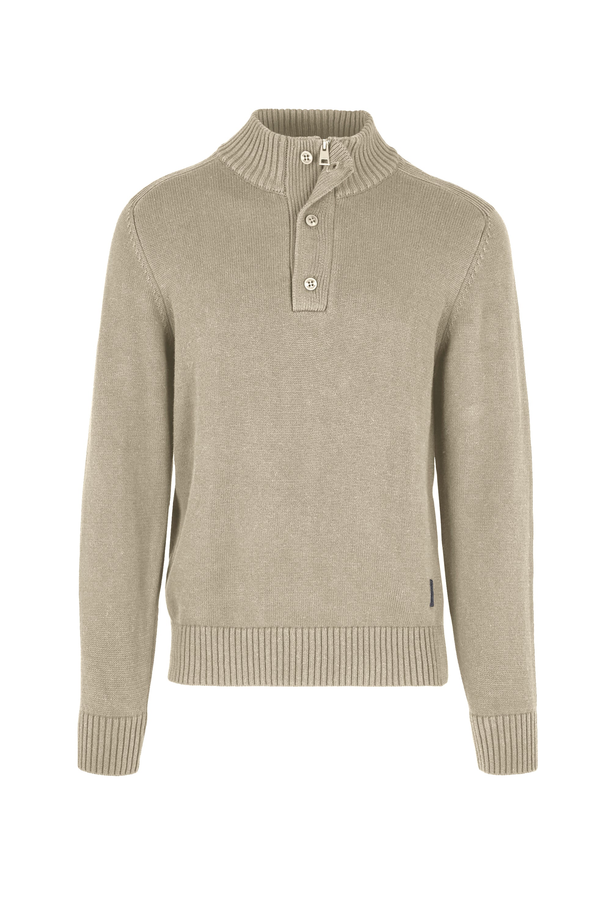 Maglione con collo alto e bottoni - Image 4