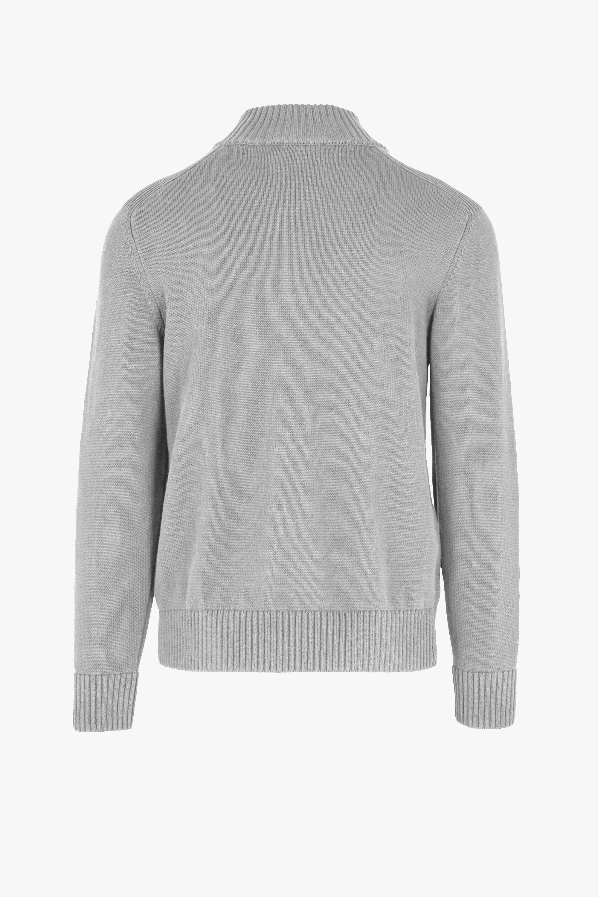 Maglione con collo alto e bottoni - Image 8