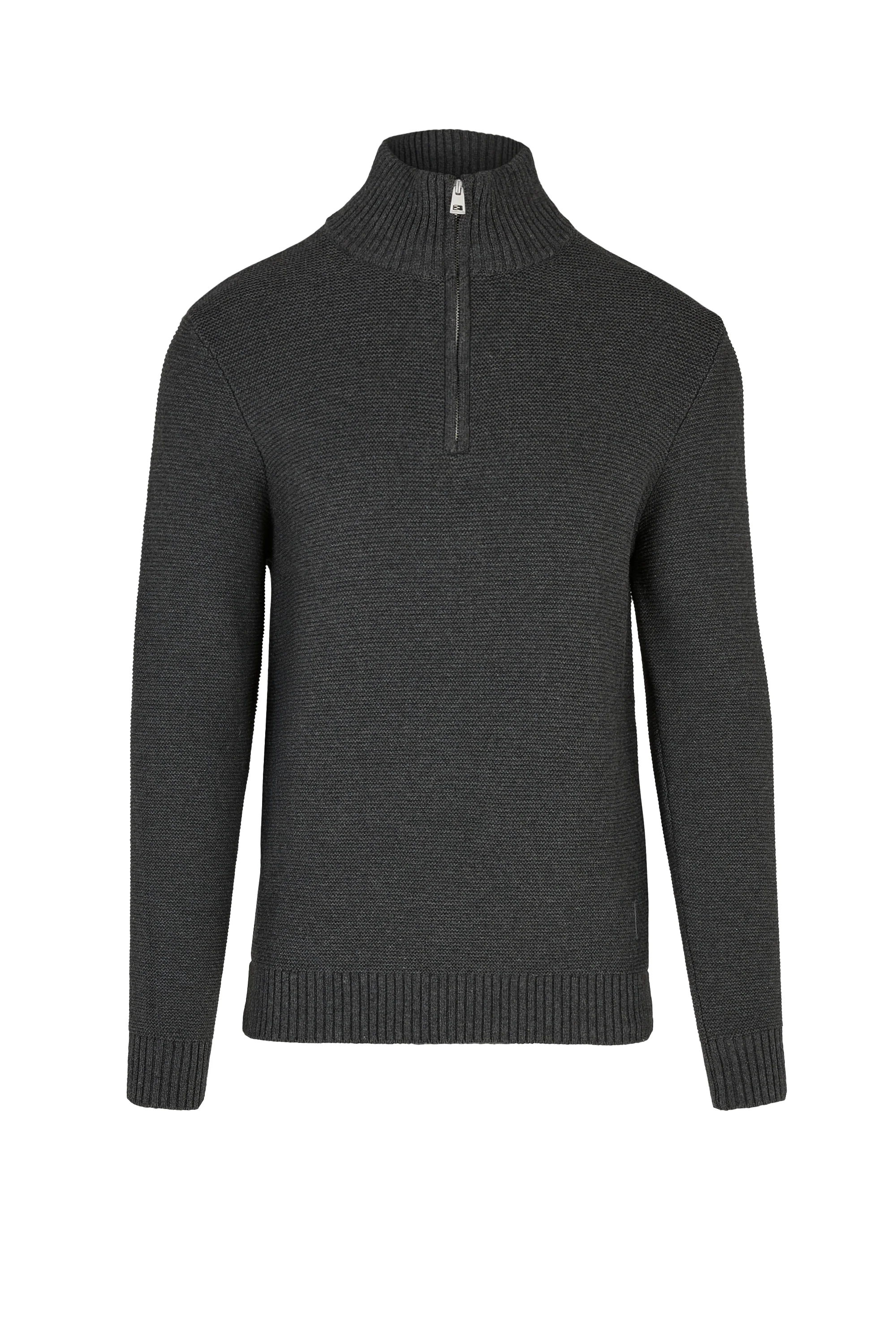 Maglione con collo alto e zip - Image 11