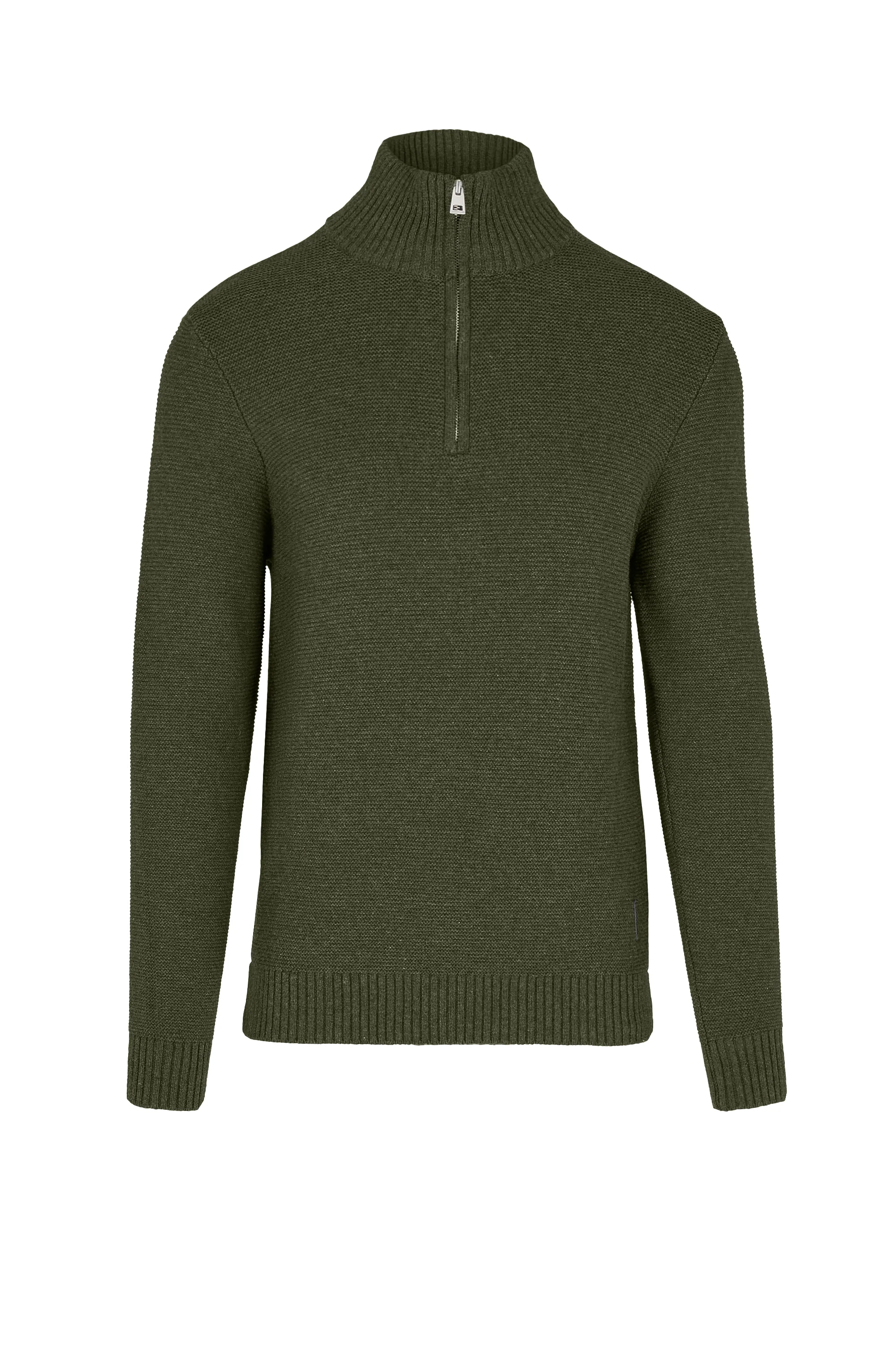 Maglione con collo alto e zip - Image 17