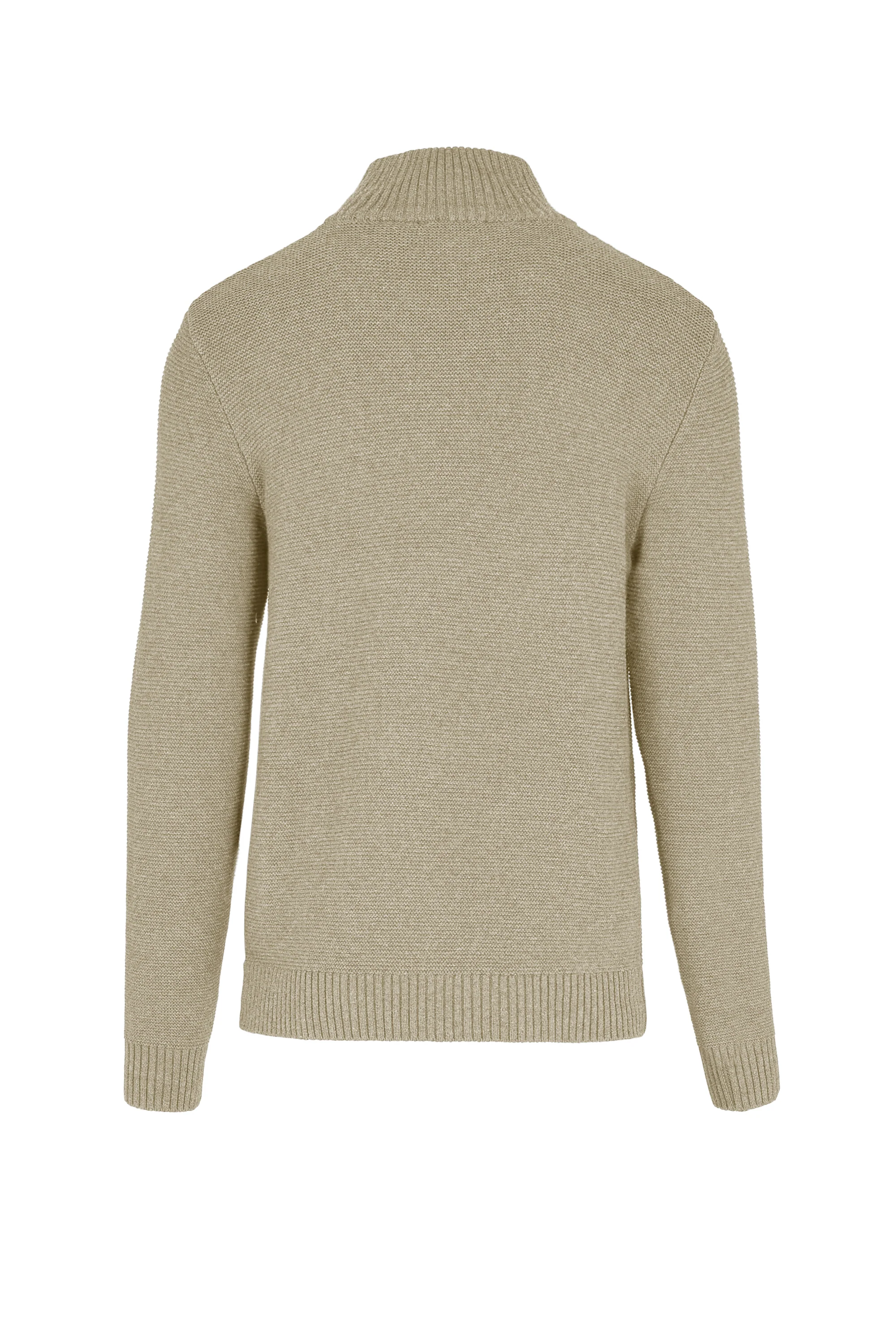 Maglione con collo alto e zip - Image 4