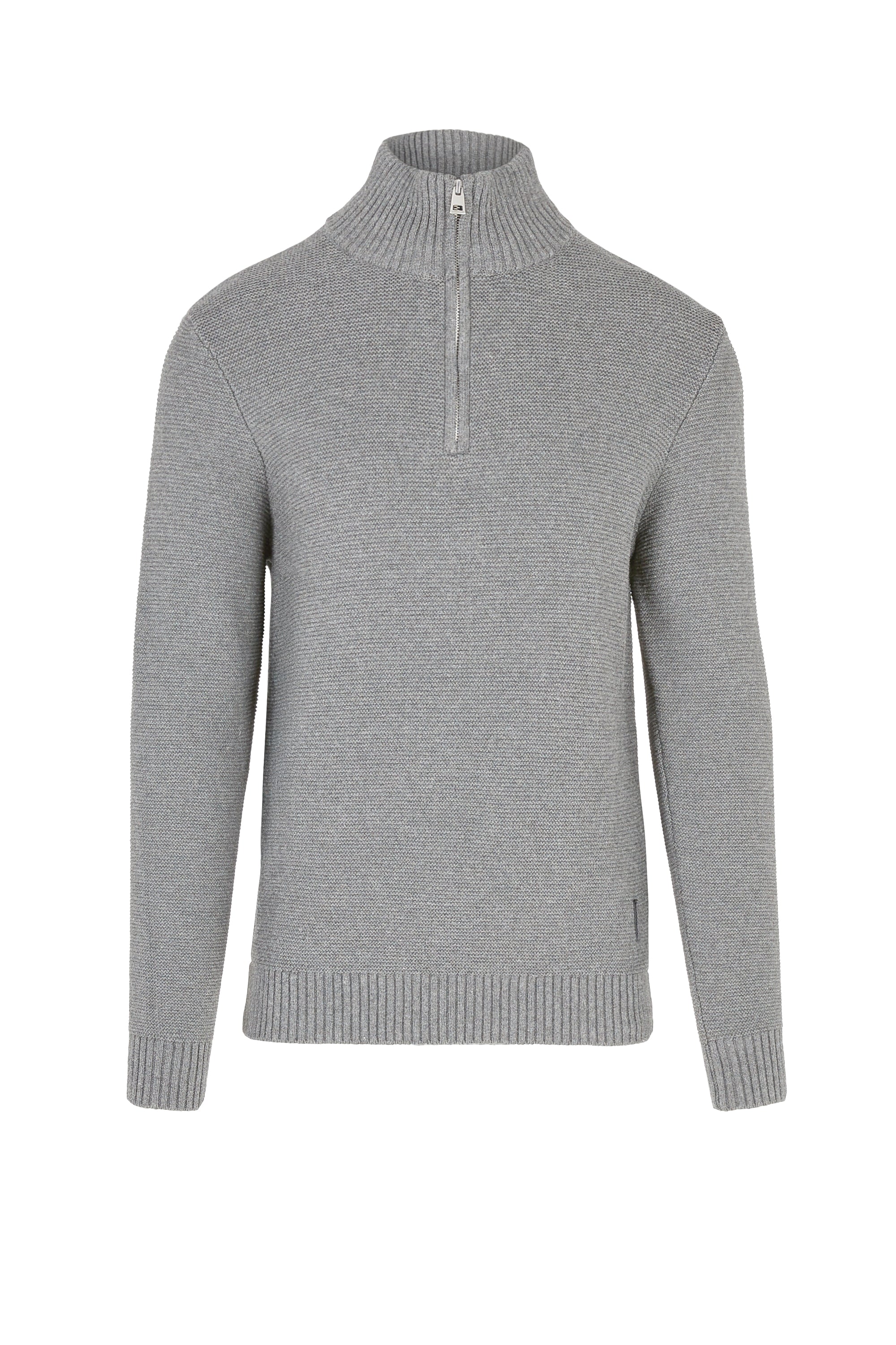 Maglione con collo alto e zip - Image 9