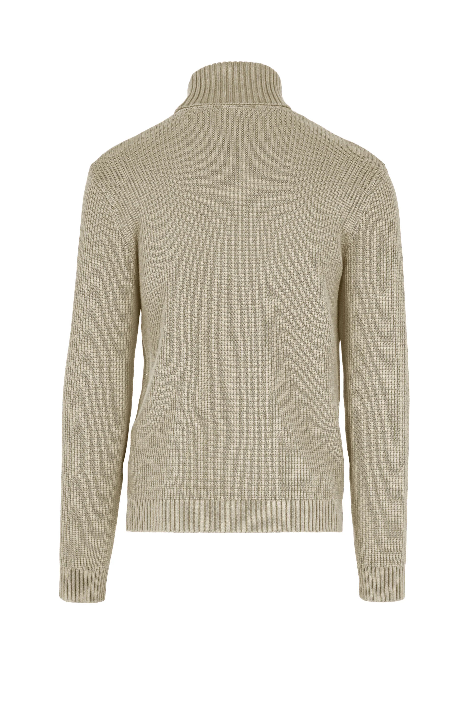 Maglione con collo alto in misto cotone - Image 4