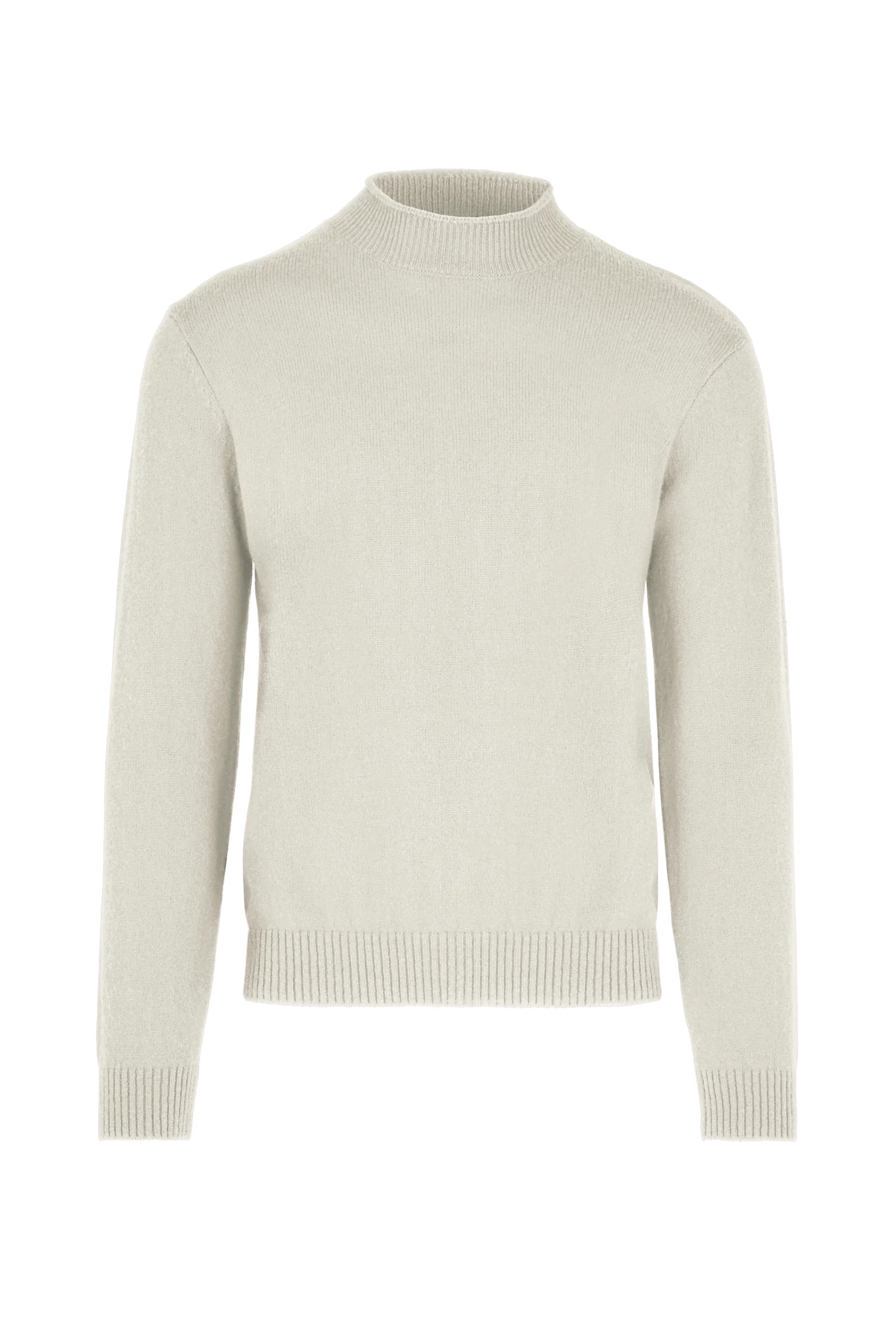 Maglione con collo lupetto in lana merino