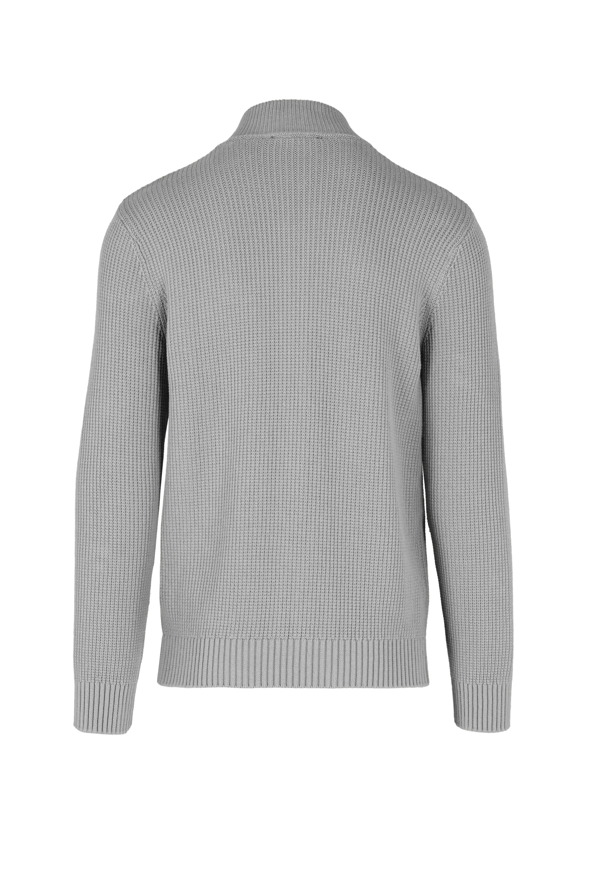 Maglione con zip e collo alto - Image 4