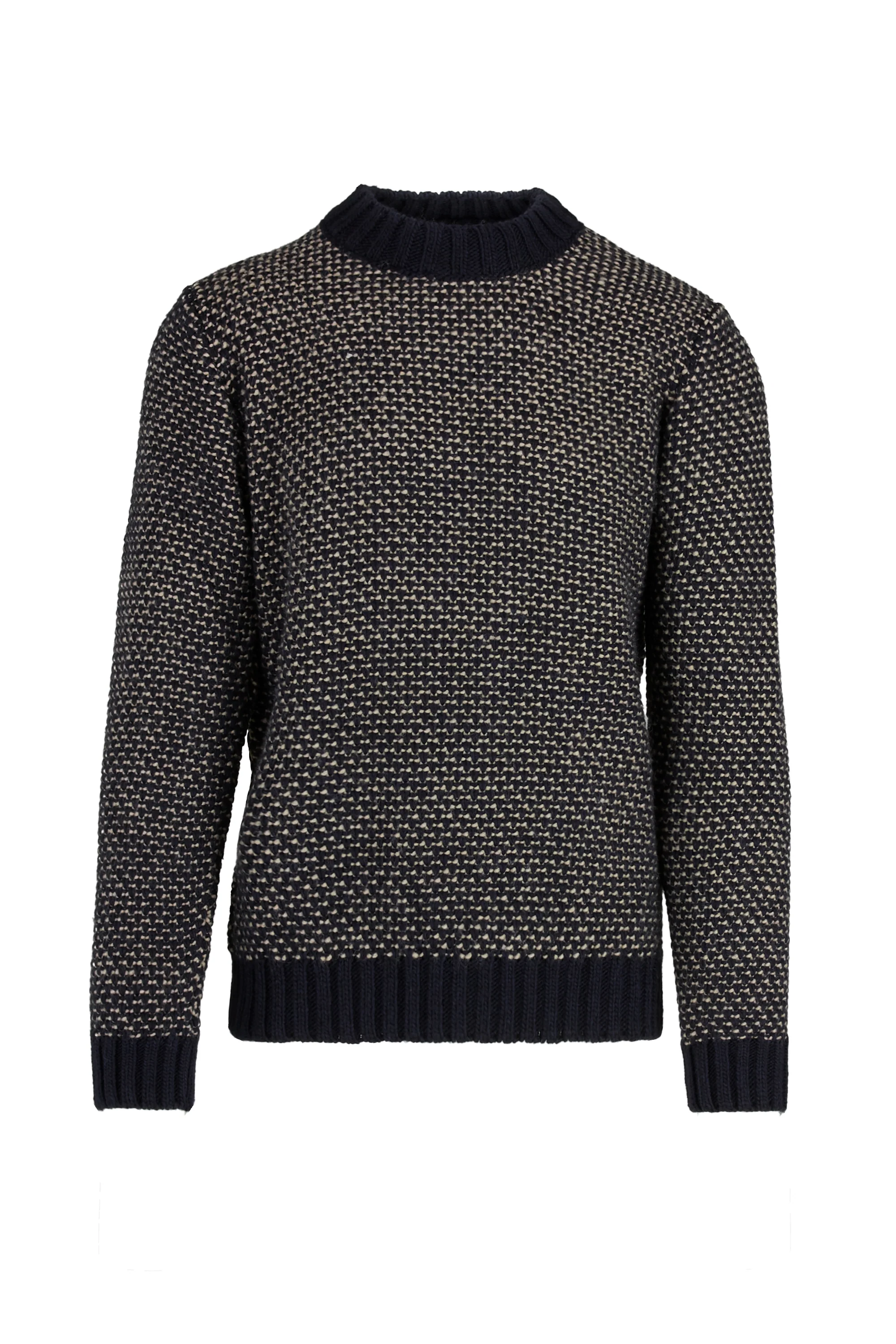 Maglione girocollo bicolore - Image 4