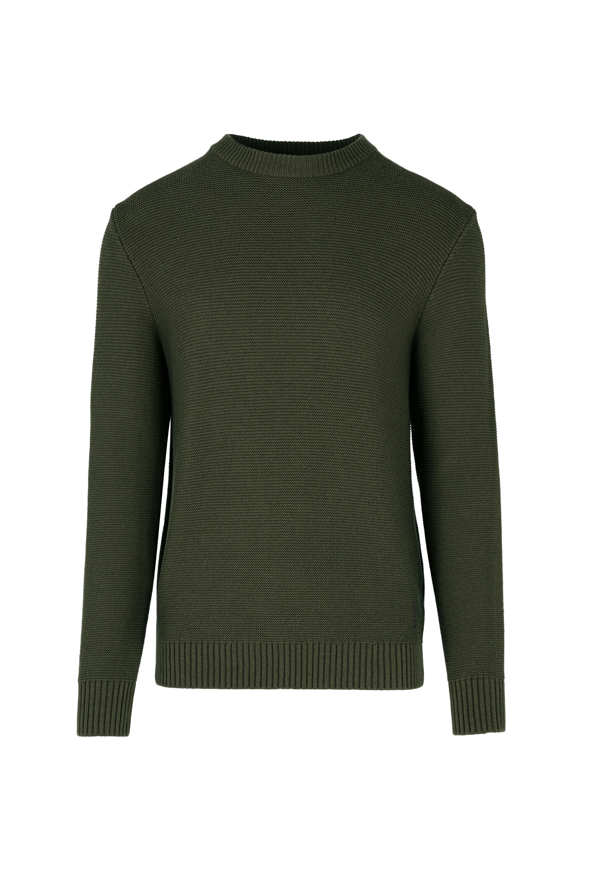 Maglione girocollo in maglia rasata a costine - Image 13