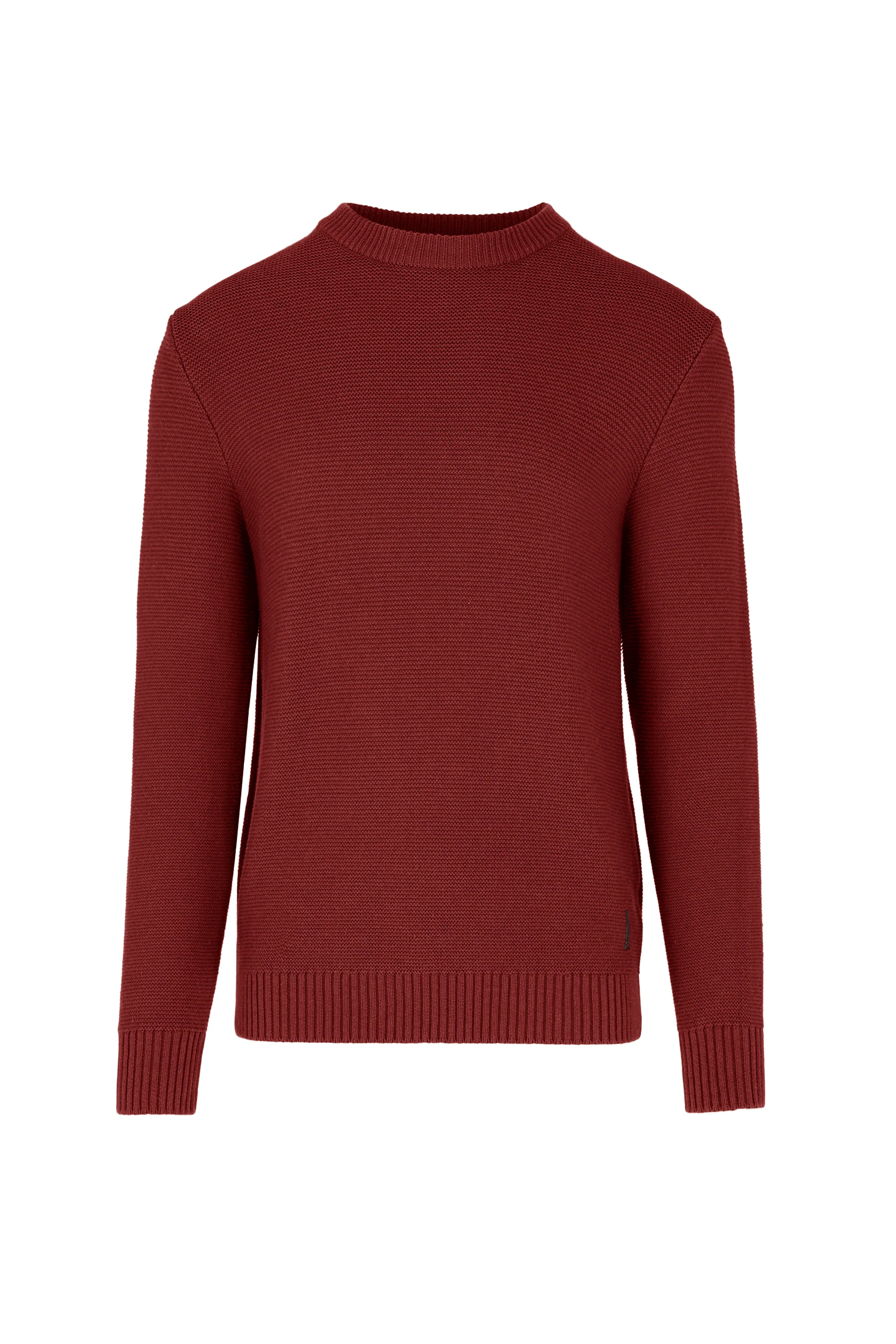 Maglione girocollo in maglia rasata a costine - Image 17