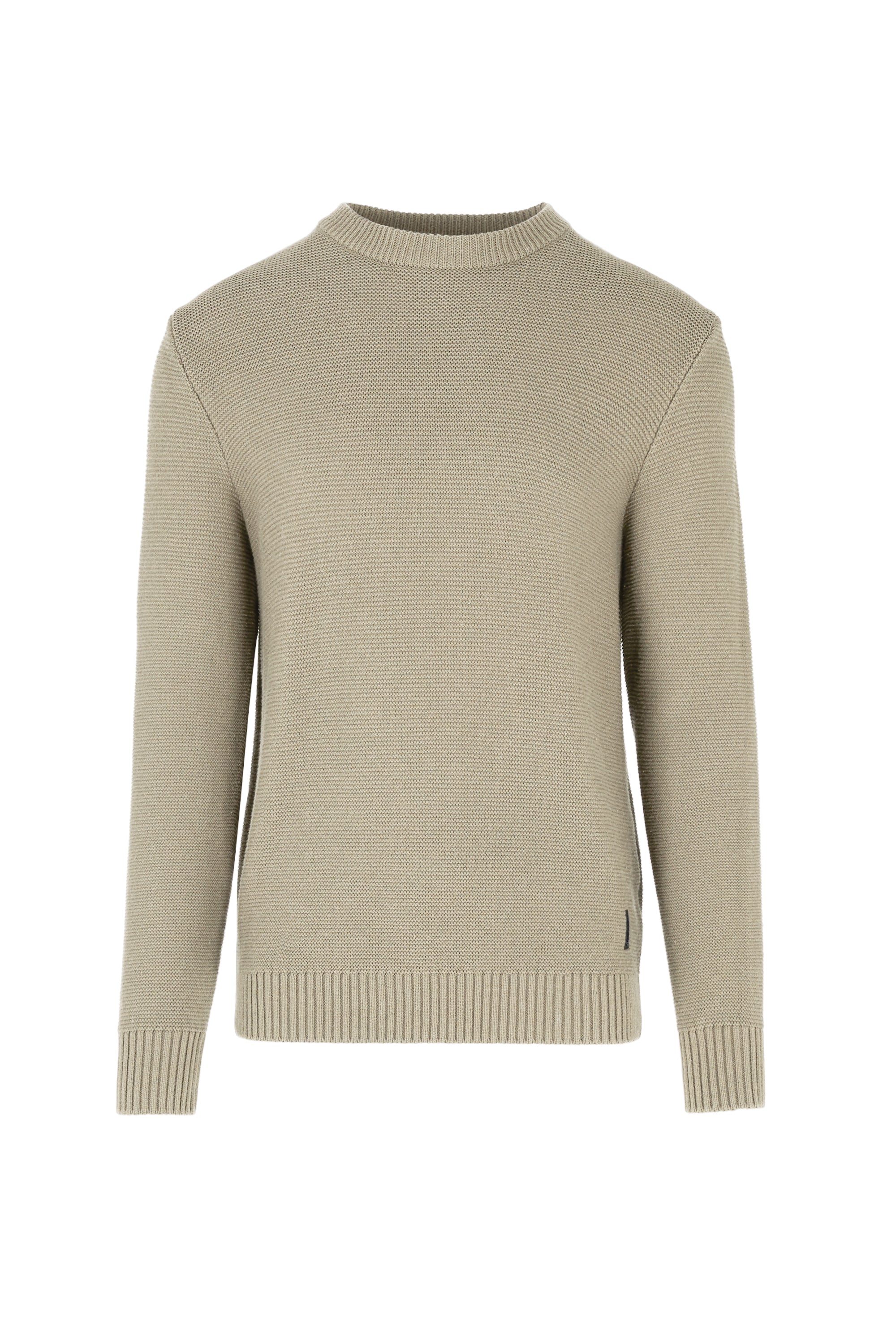 Maglione girocollo in maglia rasata a costine - Image 3