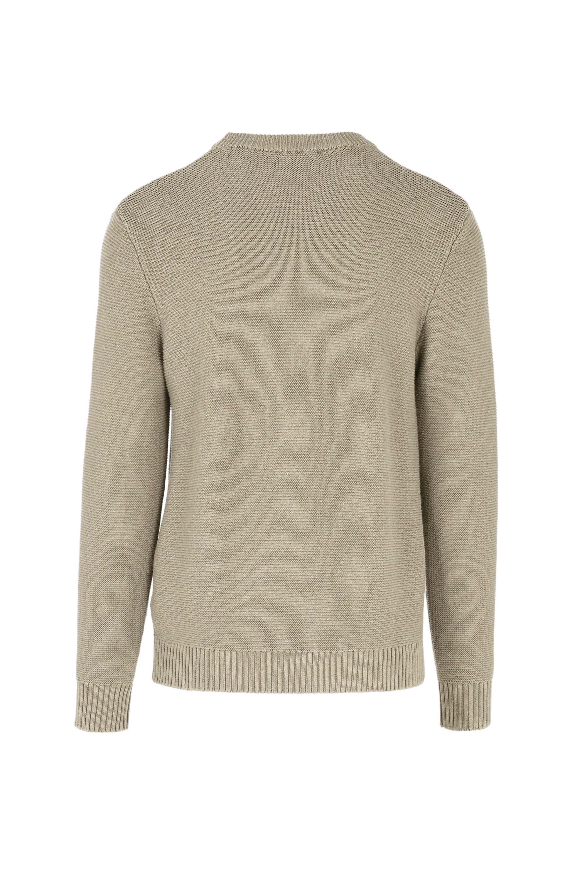 Maglione girocollo in maglia rasata a costine - Image 4