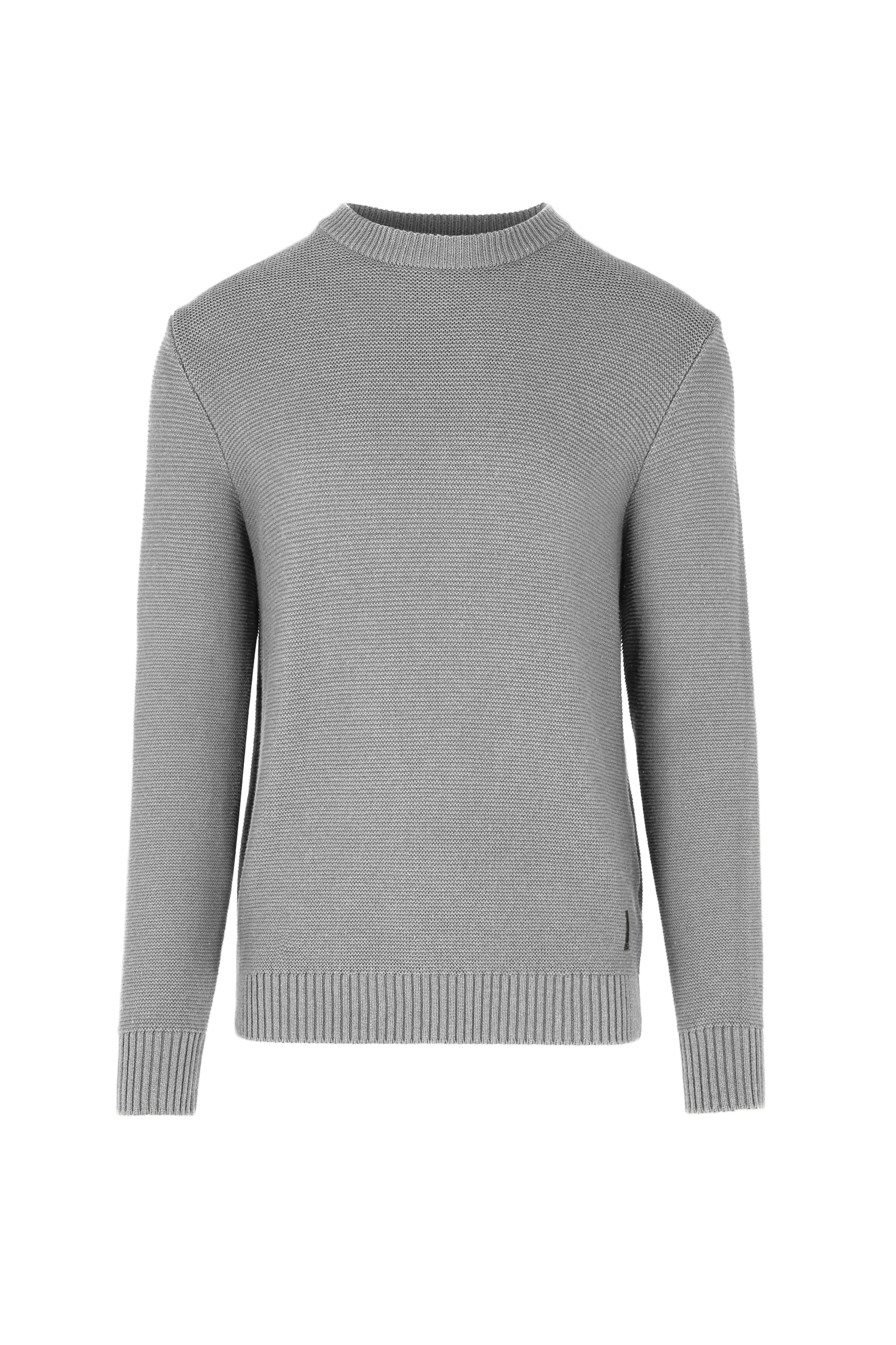 Maglione girocollo in maglia rasata a costine - Image 5