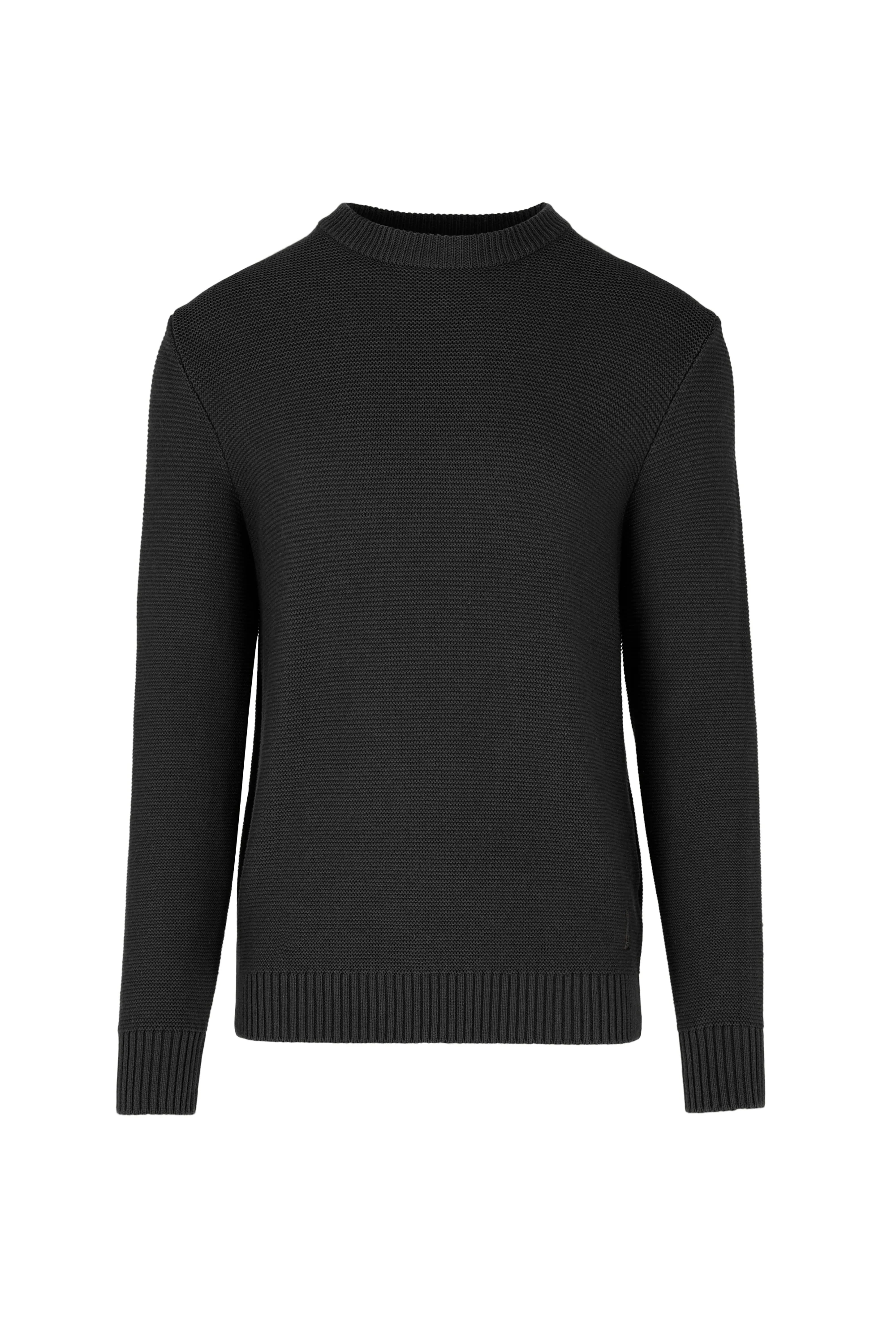 Maglione girocollo in maglia rasata a costine - Image 9