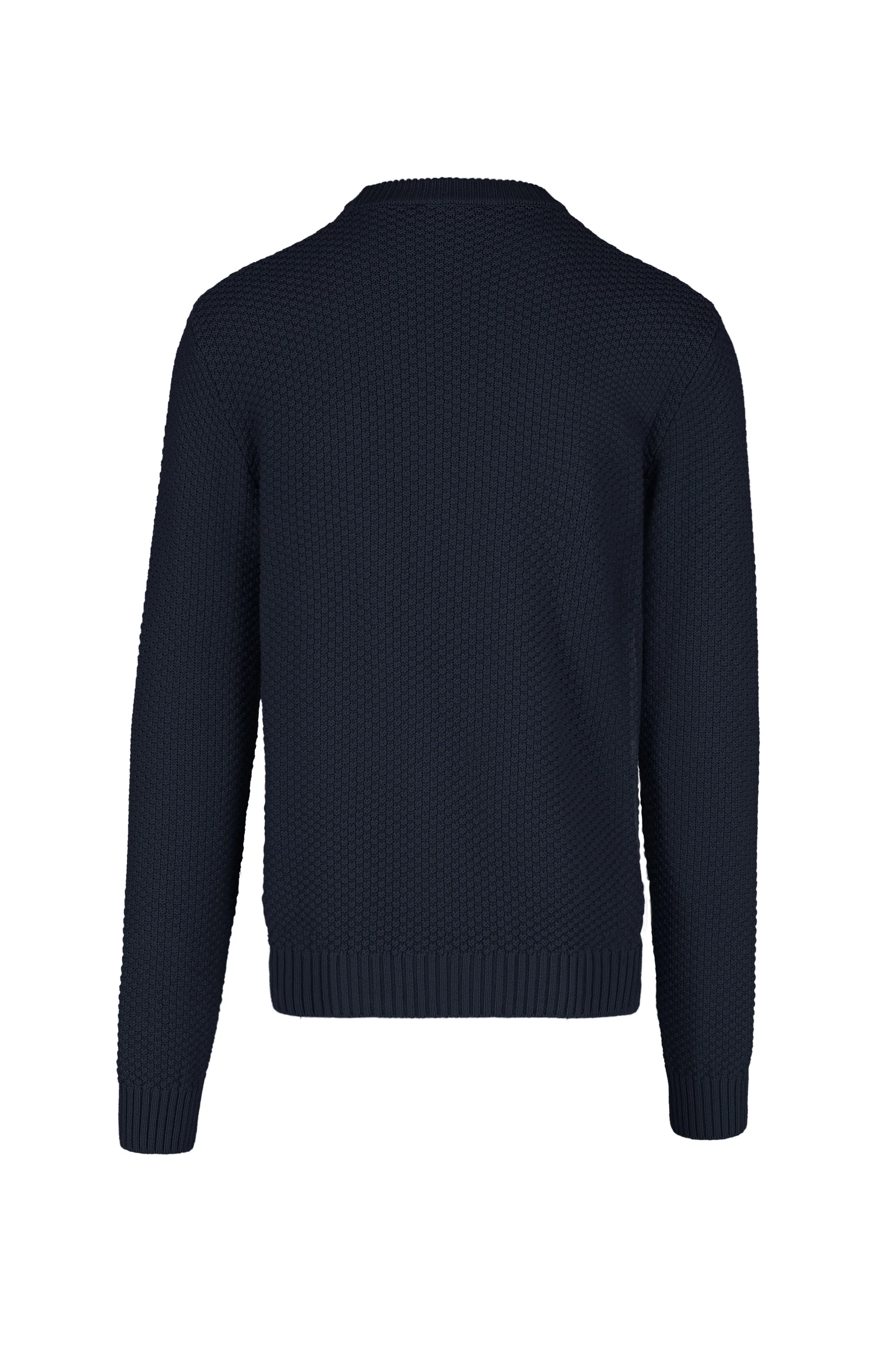 Maglione girocollo in misto cotone punto basket - Image 17