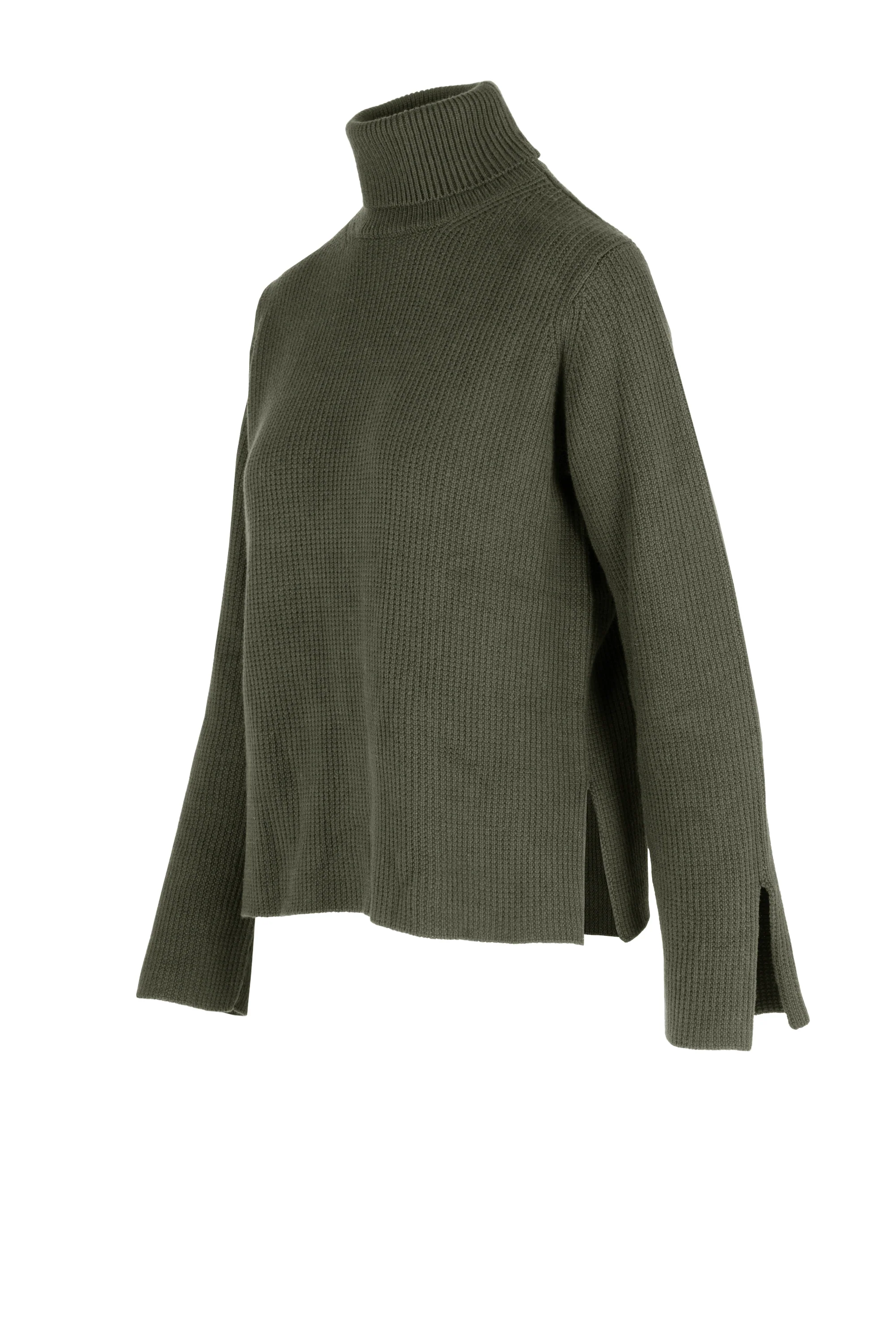 Maglia dolcevita in misto cotone - Image 8
