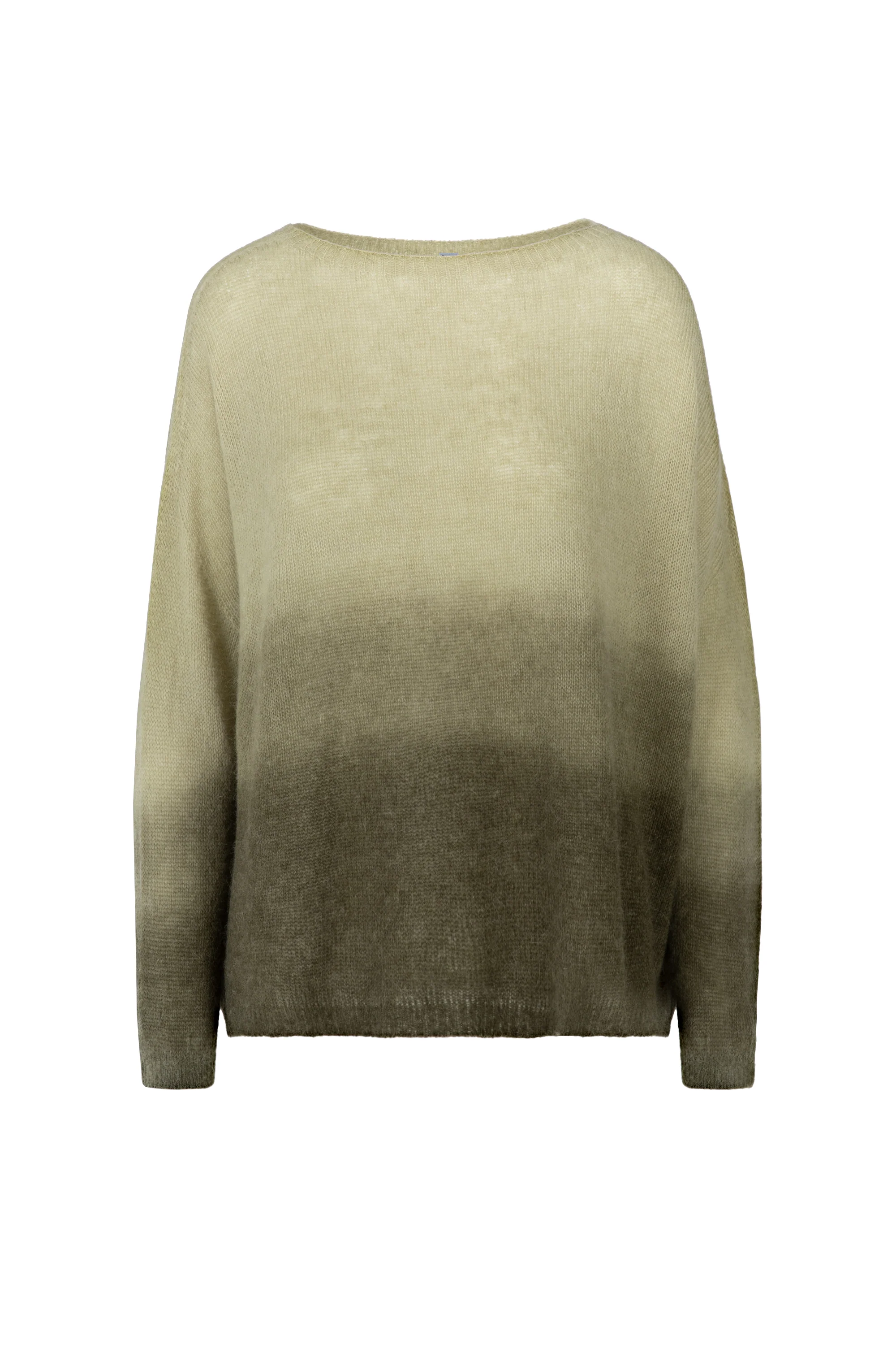 Maglione oversize con stampa in misto alpaca senza cuciture - Image 5