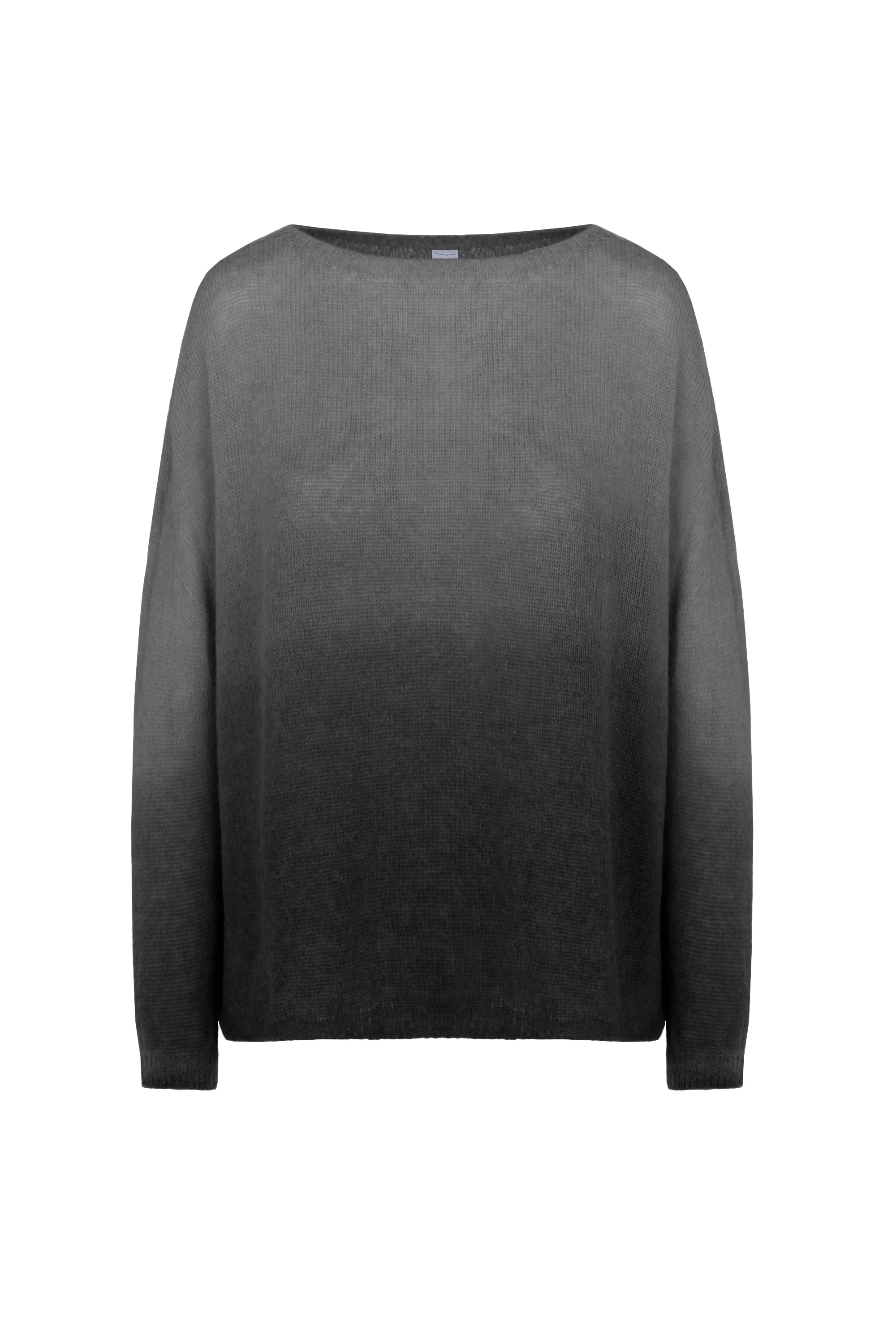 Maglione oversize con stampa in misto alpaca senza cuciture - Image 7