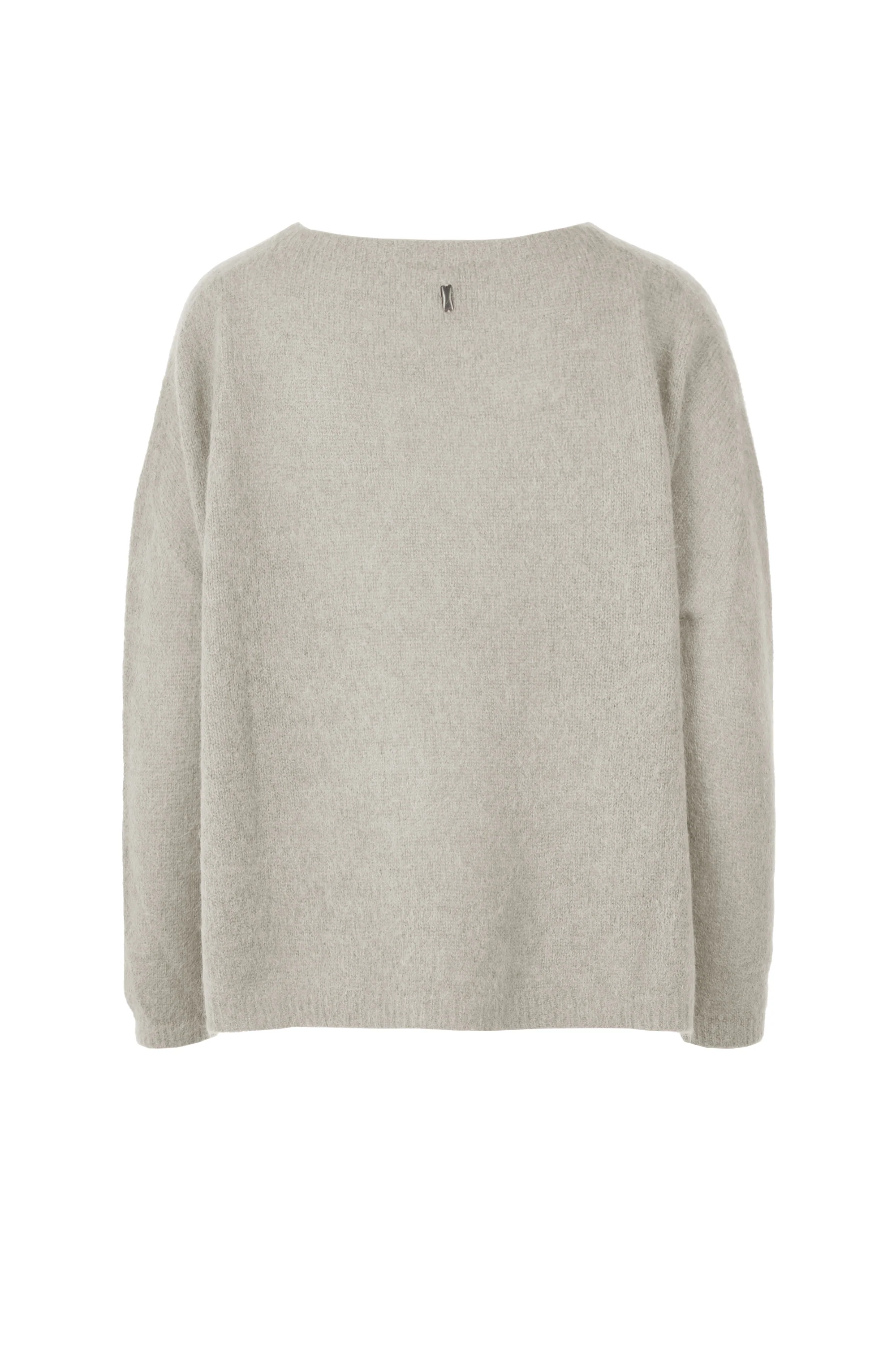 Maglione oversize in misto alpaca senza cuciture - Image 15
