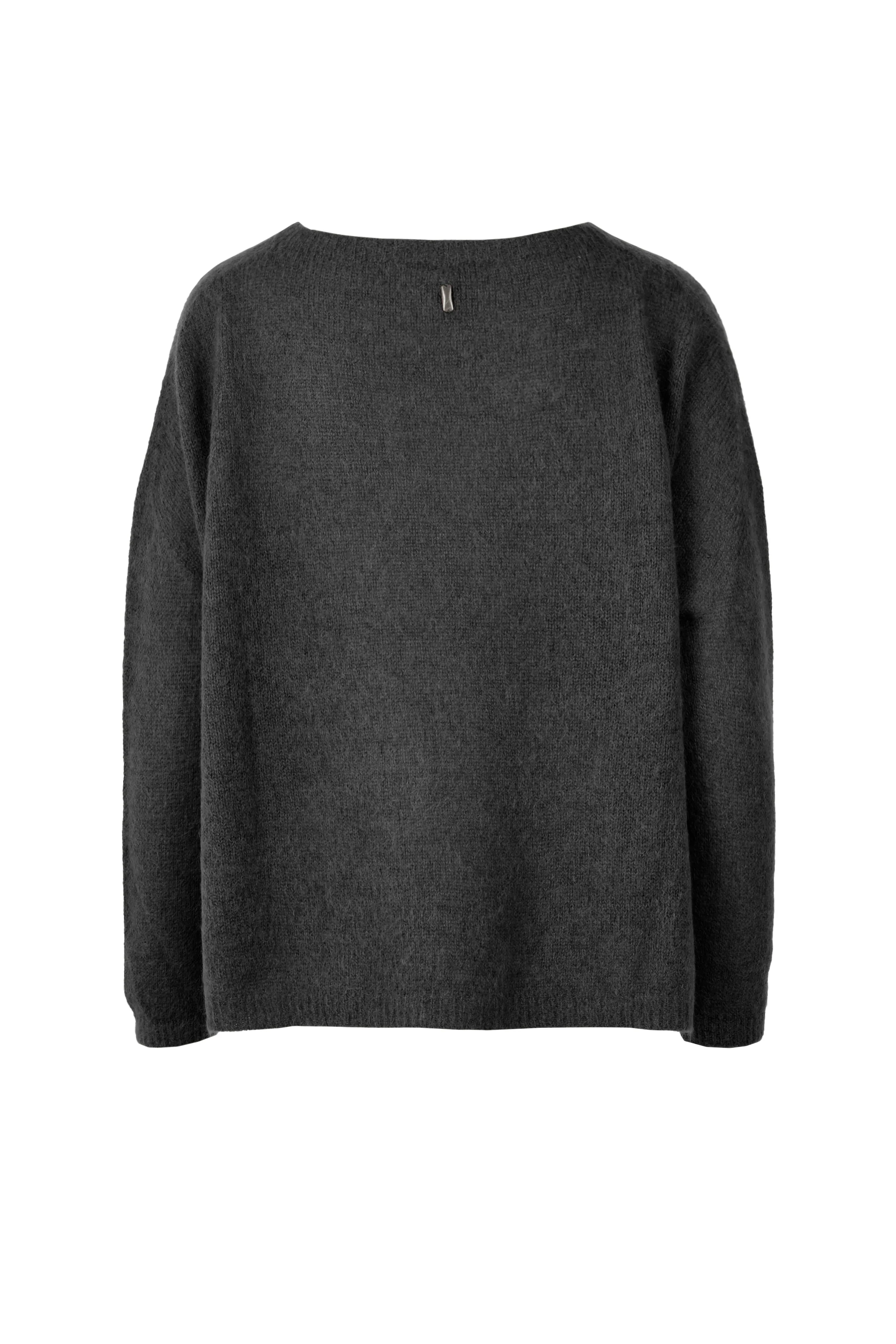Maglione oversize in misto alpaca senza cuciture - Image 3