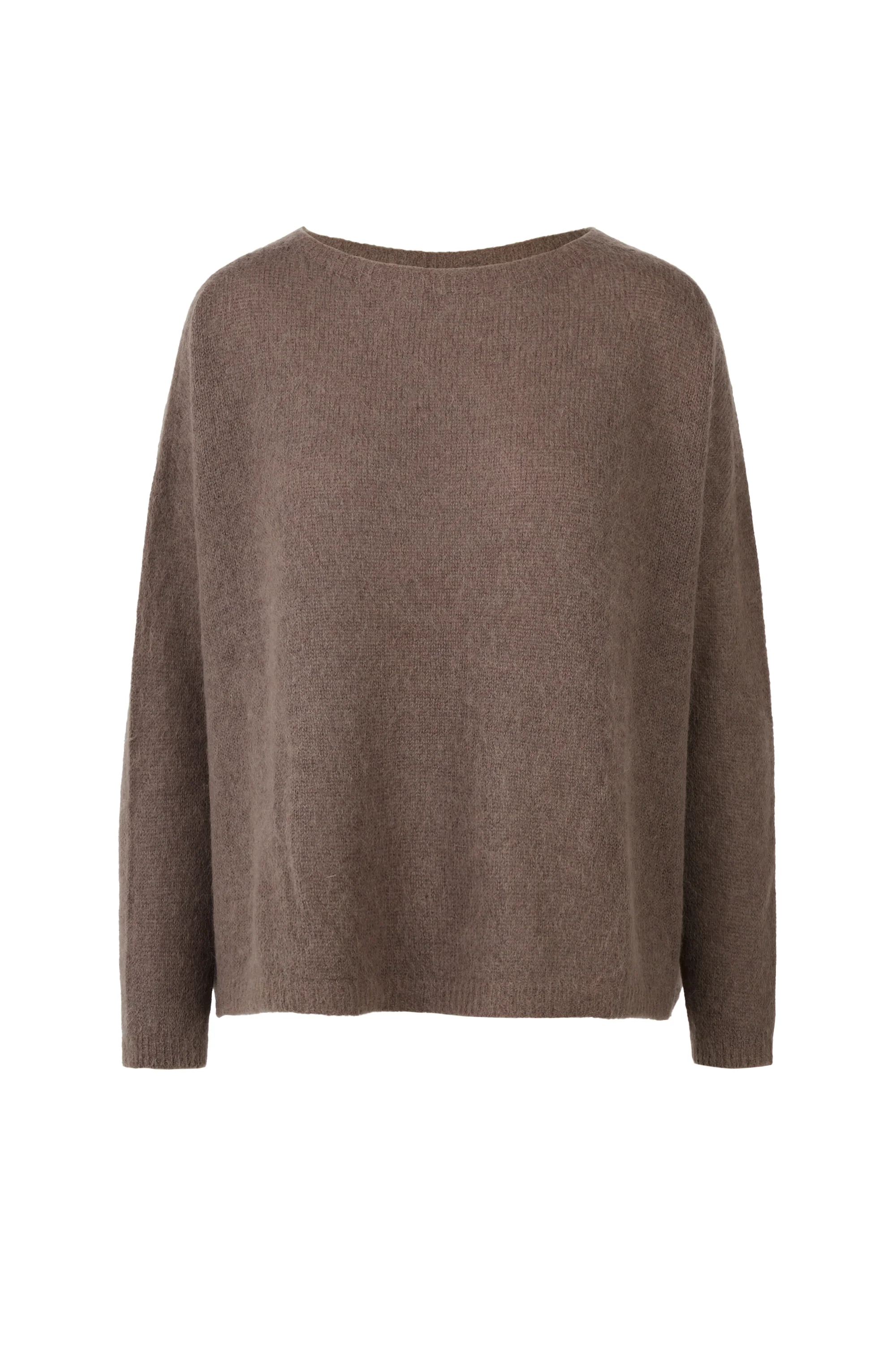 Maglione oversize in misto alpaca senza cuciture - Image 4