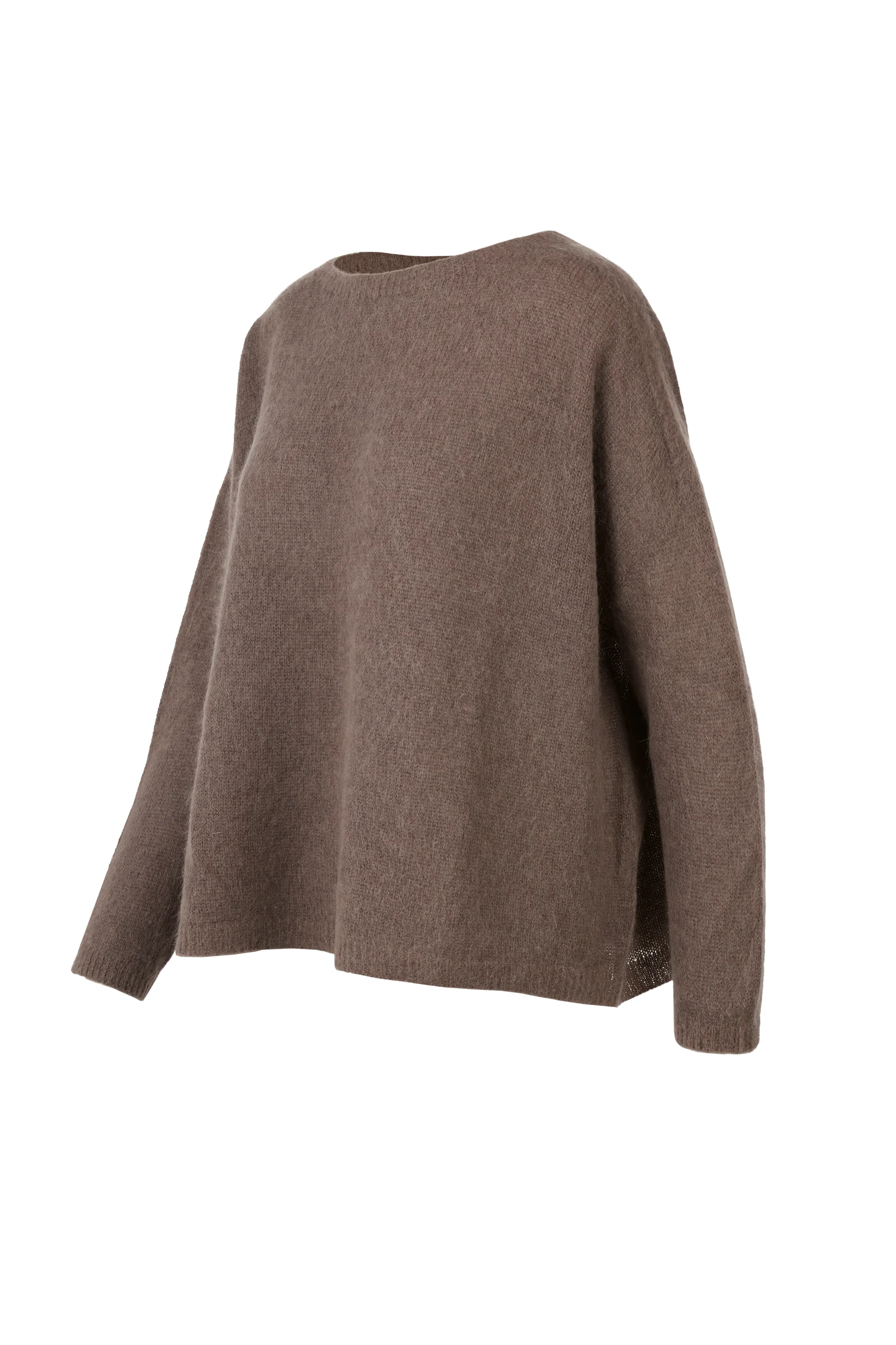 Maglione oversize in misto alpaca senza cuciture - Image 5