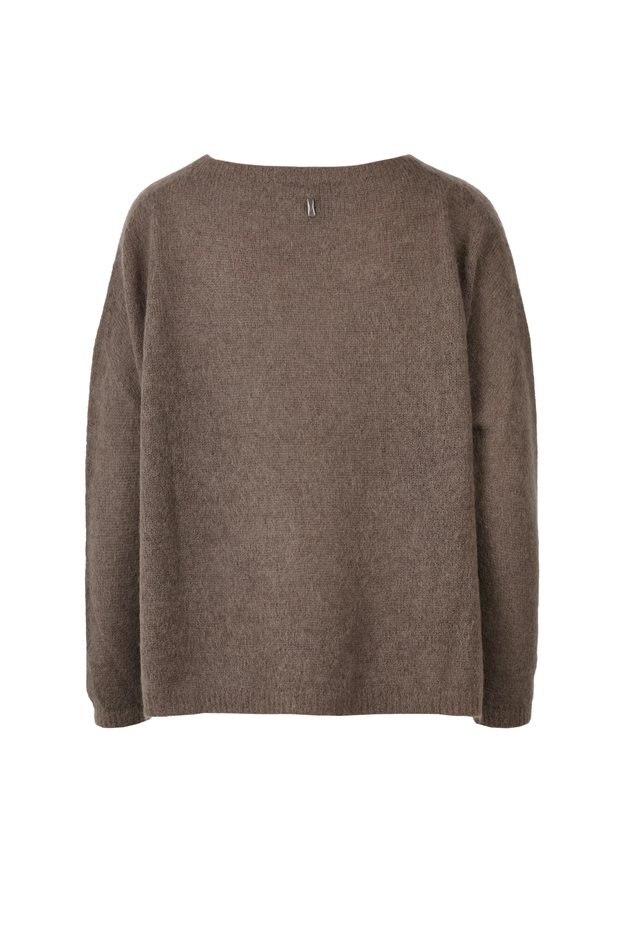 Maglione oversize in misto alpaca senza cuciture - Image 6