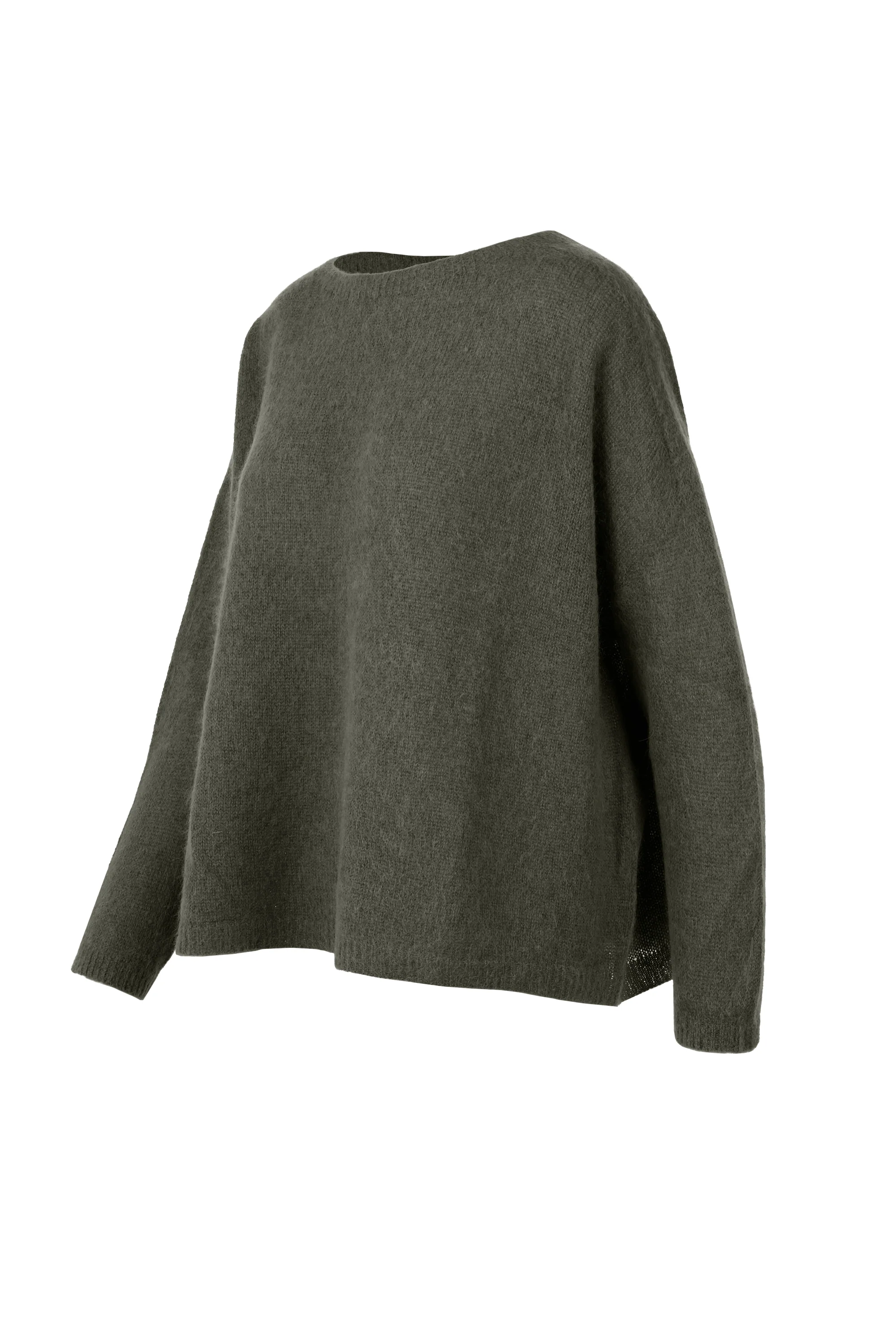 Maglione oversize in misto alpaca senza cuciture - Image 8