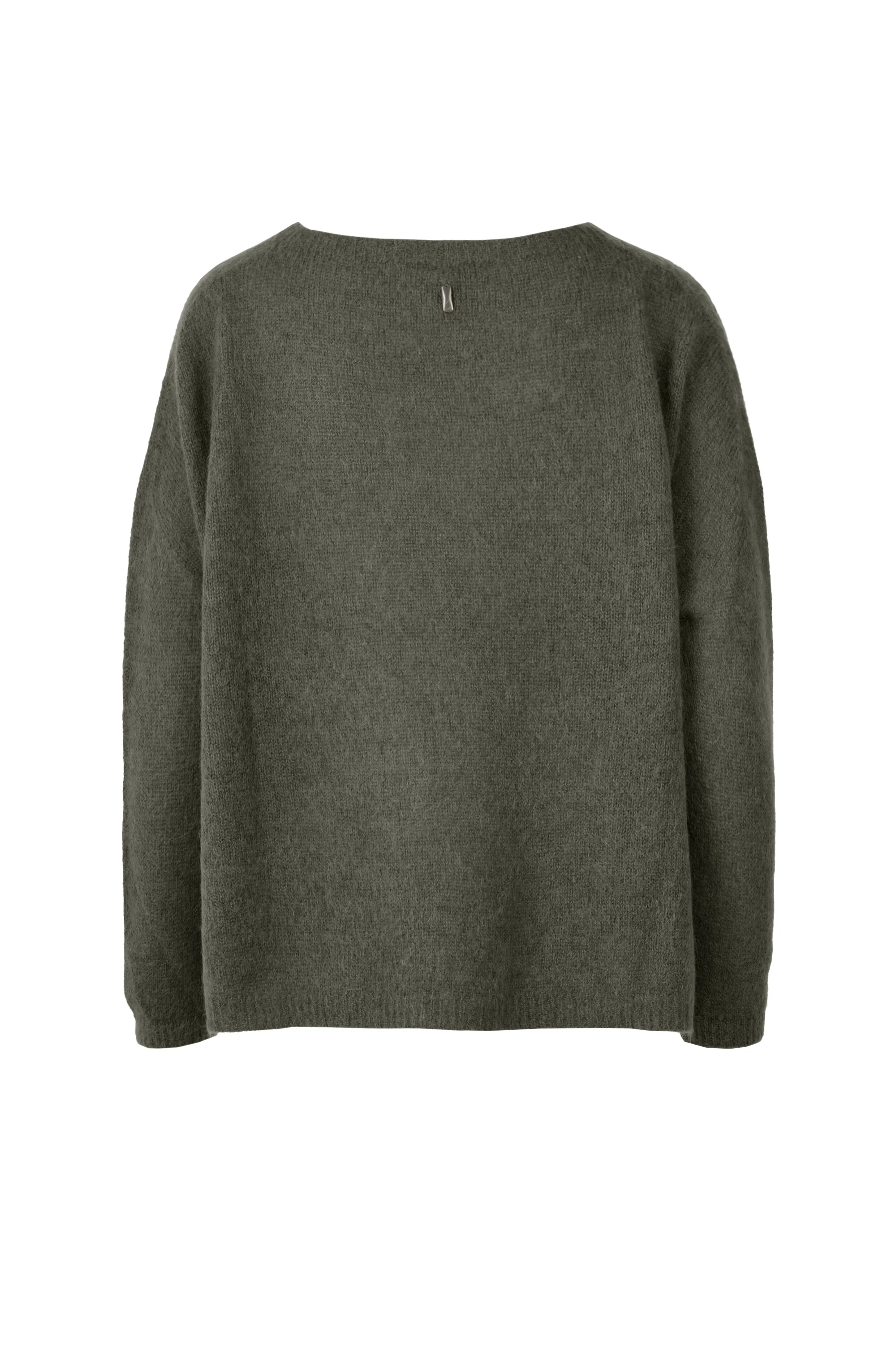 Maglione oversize in misto alpaca senza cuciture - Image 9