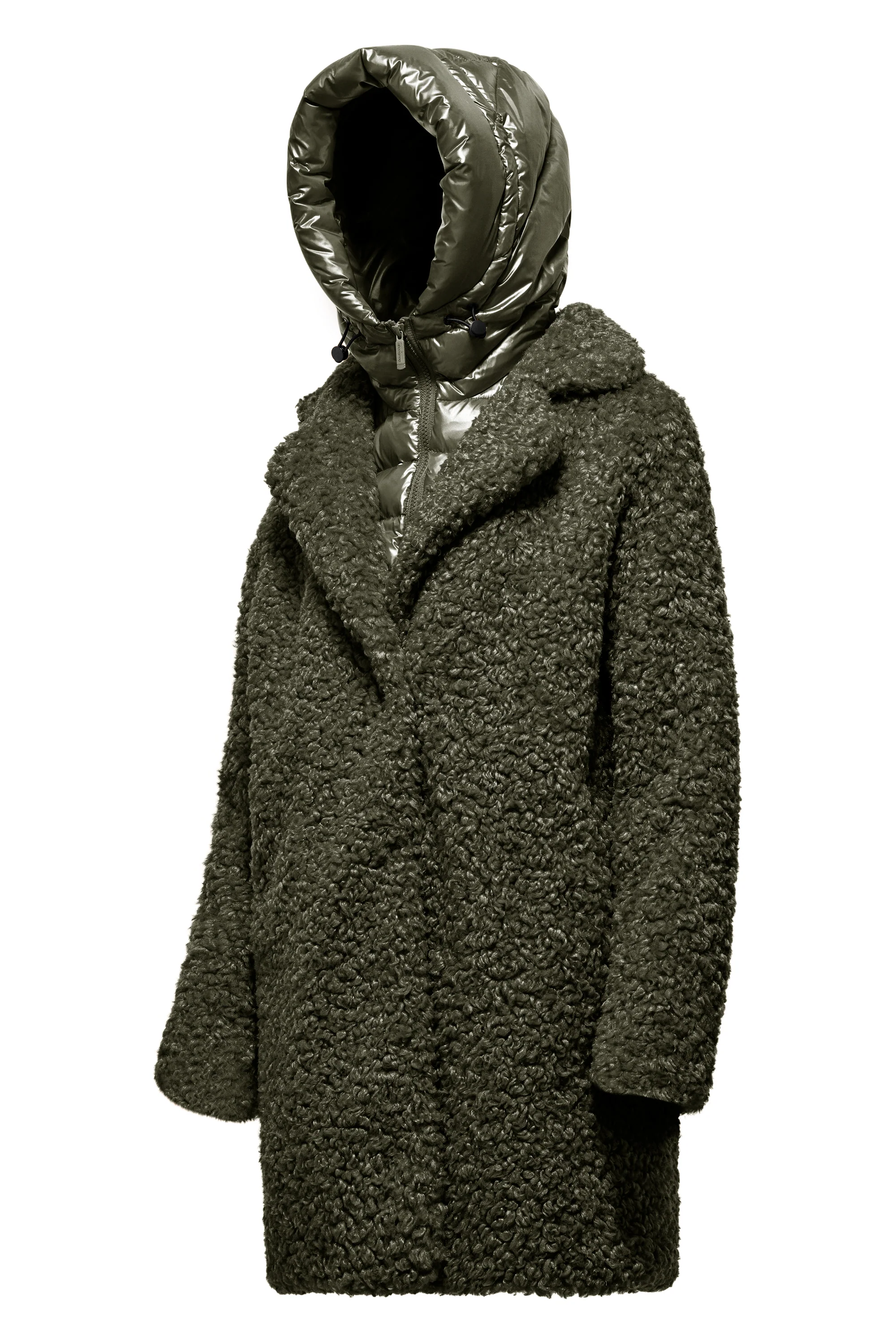 Odessa Overcoat - Cappotto lungo effetto agnellino - Image 37