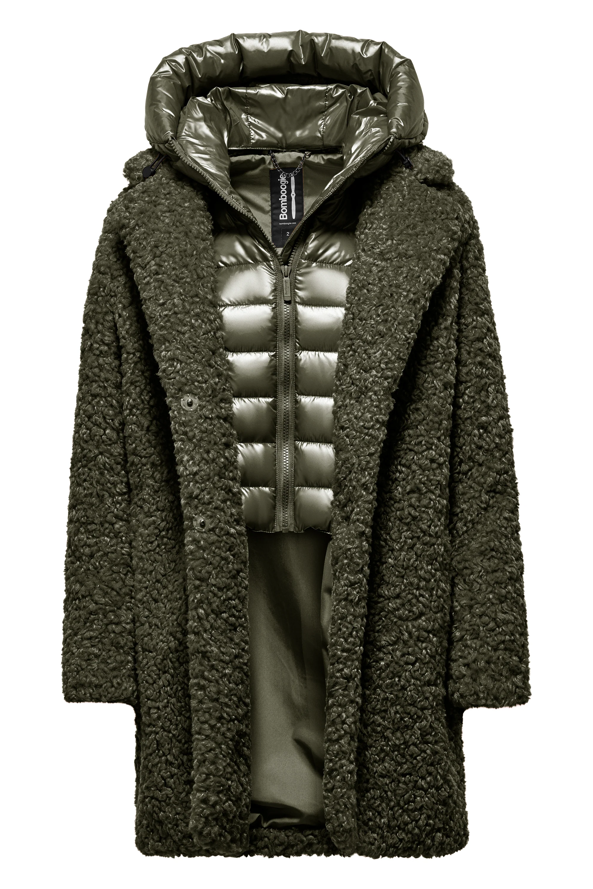 Odessa Overcoat - Cappotto lungo effetto agnellino - Image 40