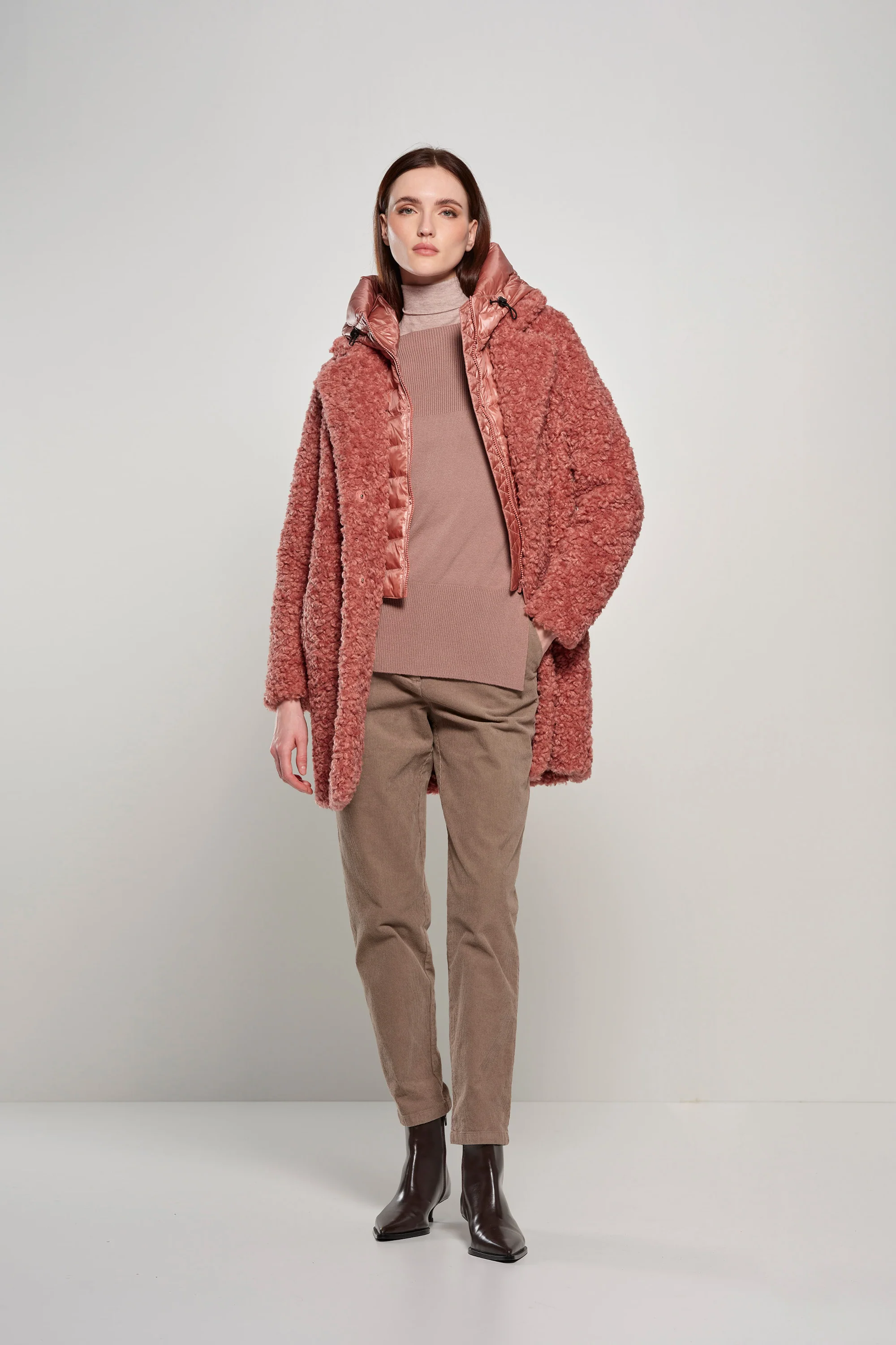 Odessa Overcoat - Cappotto lungo effetto agnellino - Image 48