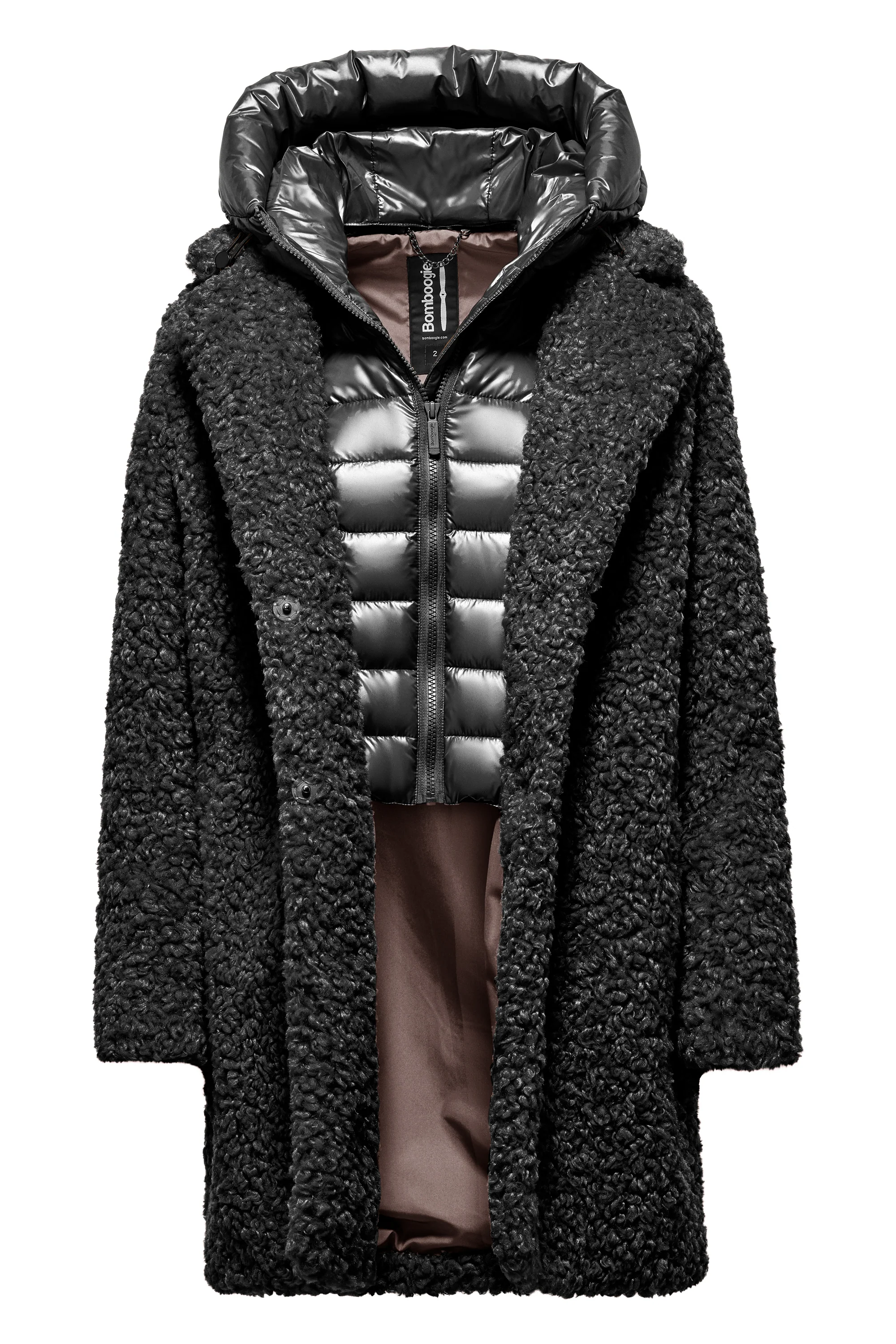 Odessa Overcoat - Cappotto lungo effetto agnellino - Image 5