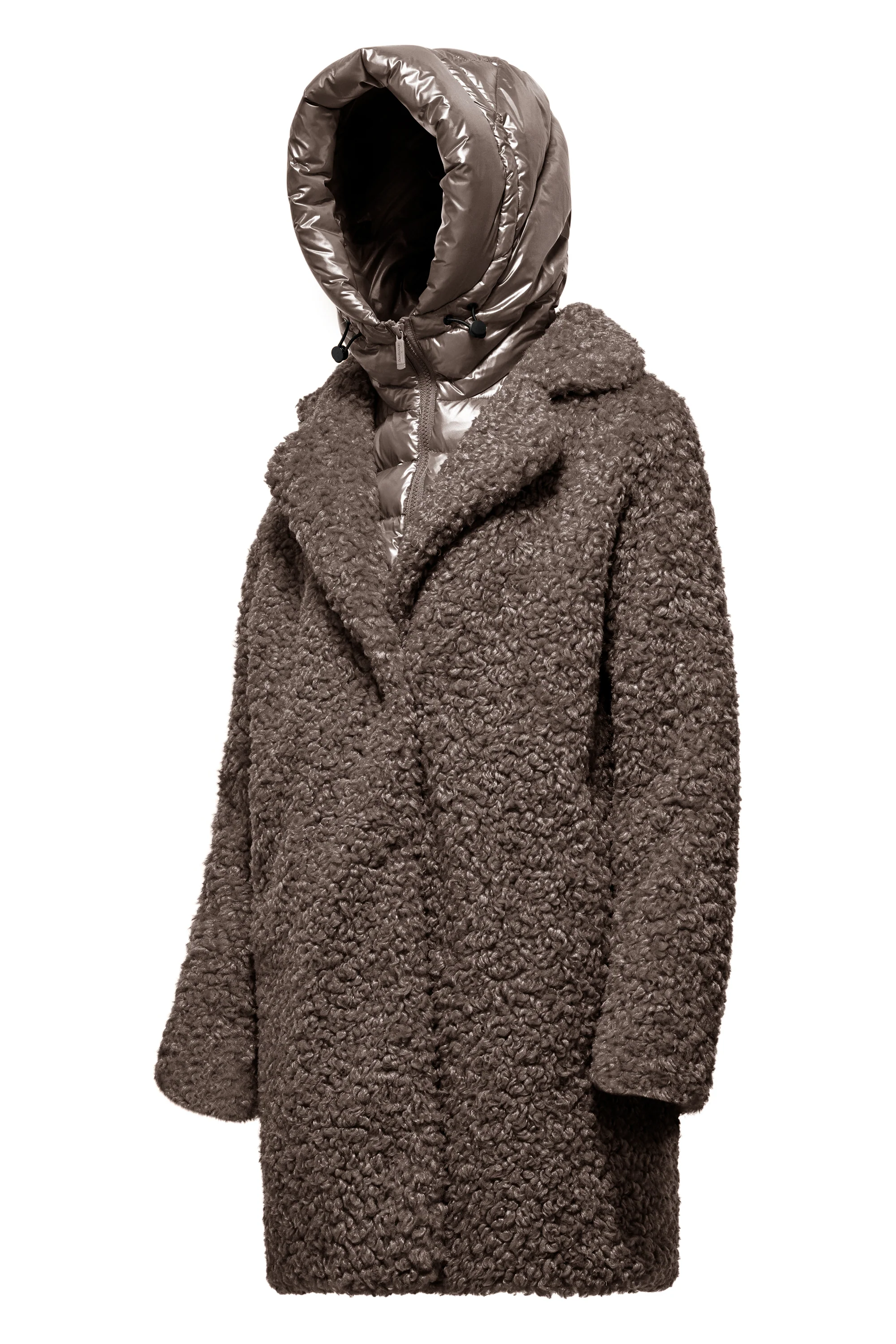 Odessa Overcoat - Cappotto lungo effetto agnellino - Image 9