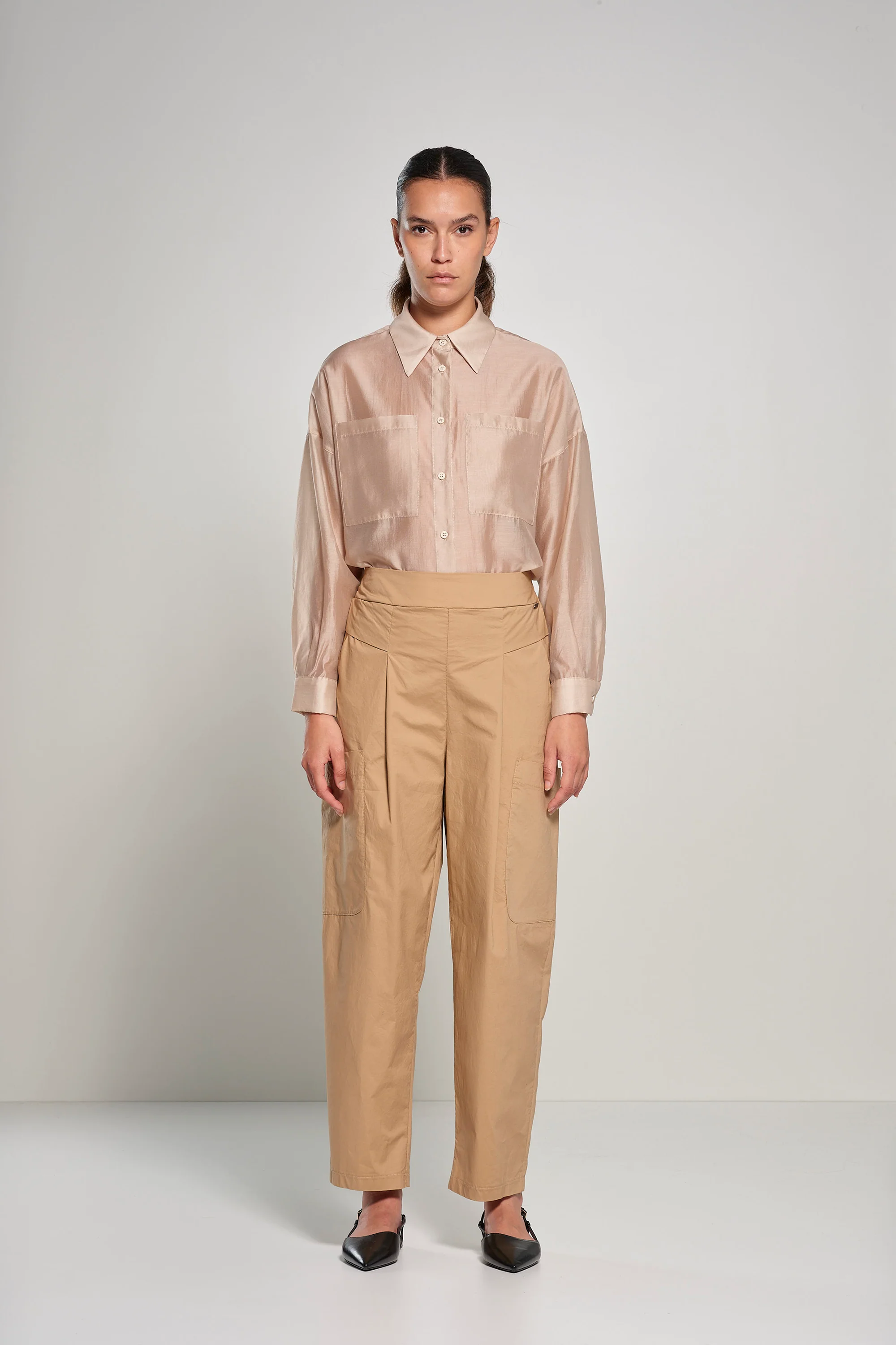 Overshirt in voile di lyocell - Image 35
