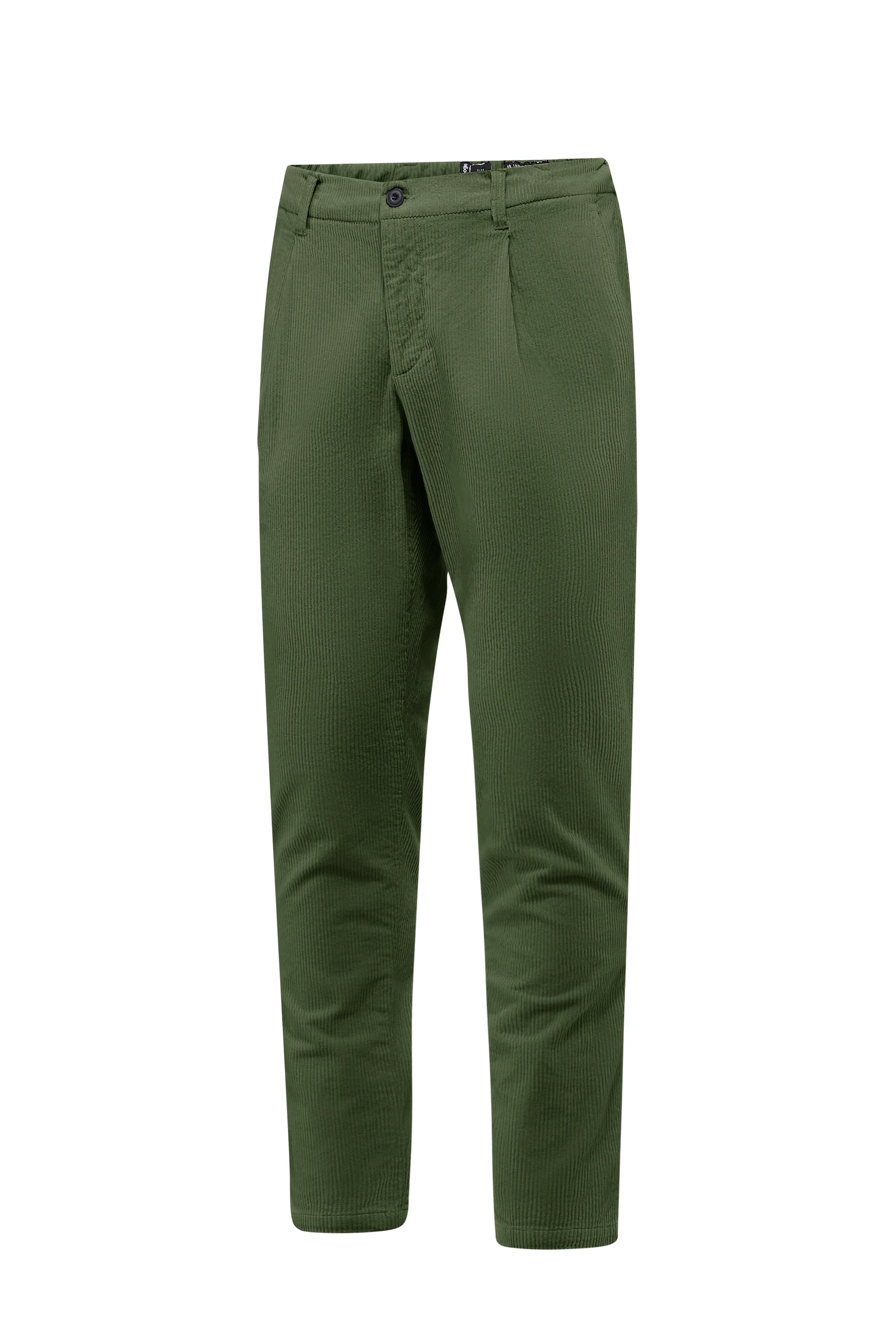 Pantalone chino da uomo slim in velluto a coste vita elasticata - Image 7