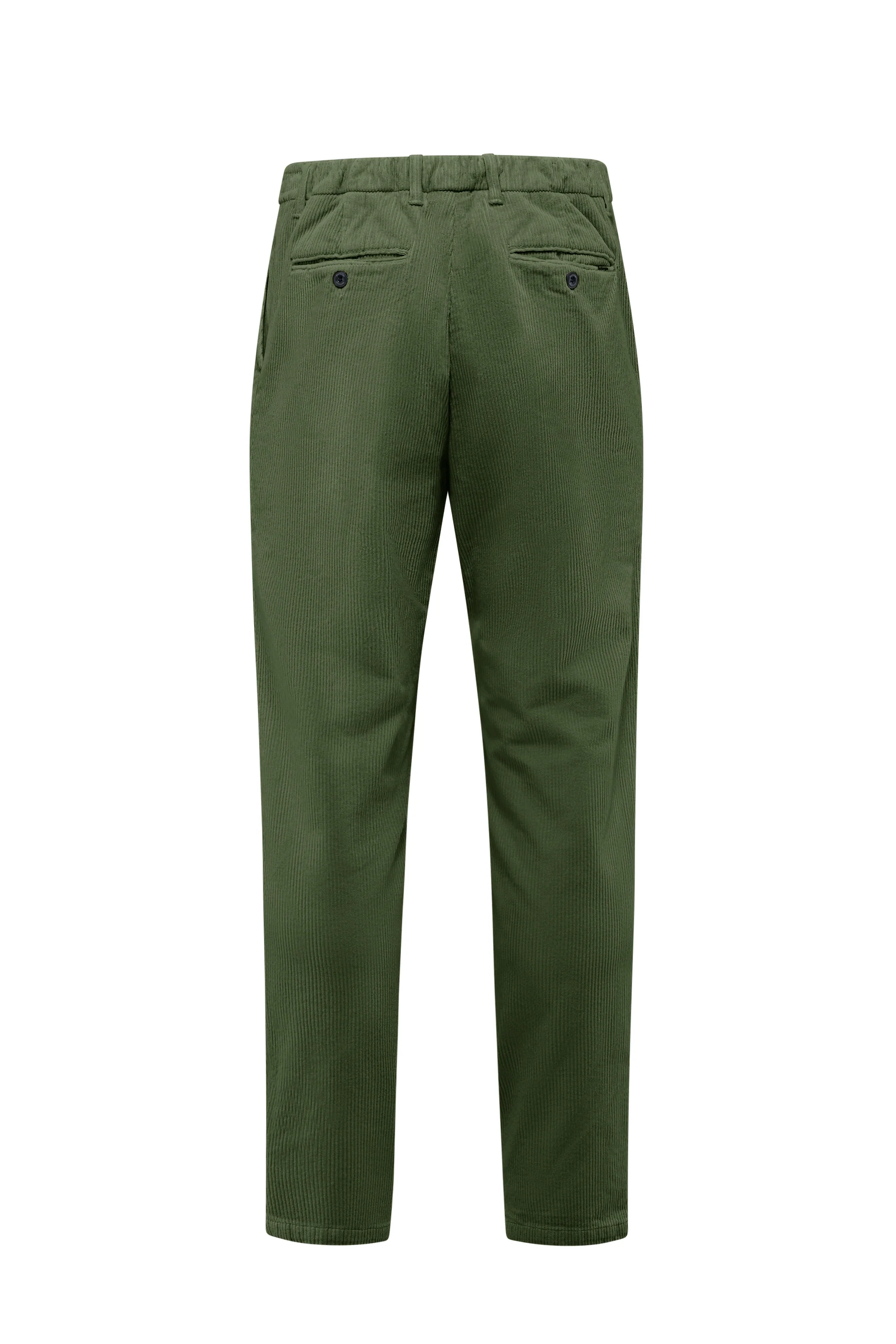 Pantalone chino da uomo slim in velluto a coste vita elasticata - Image 8