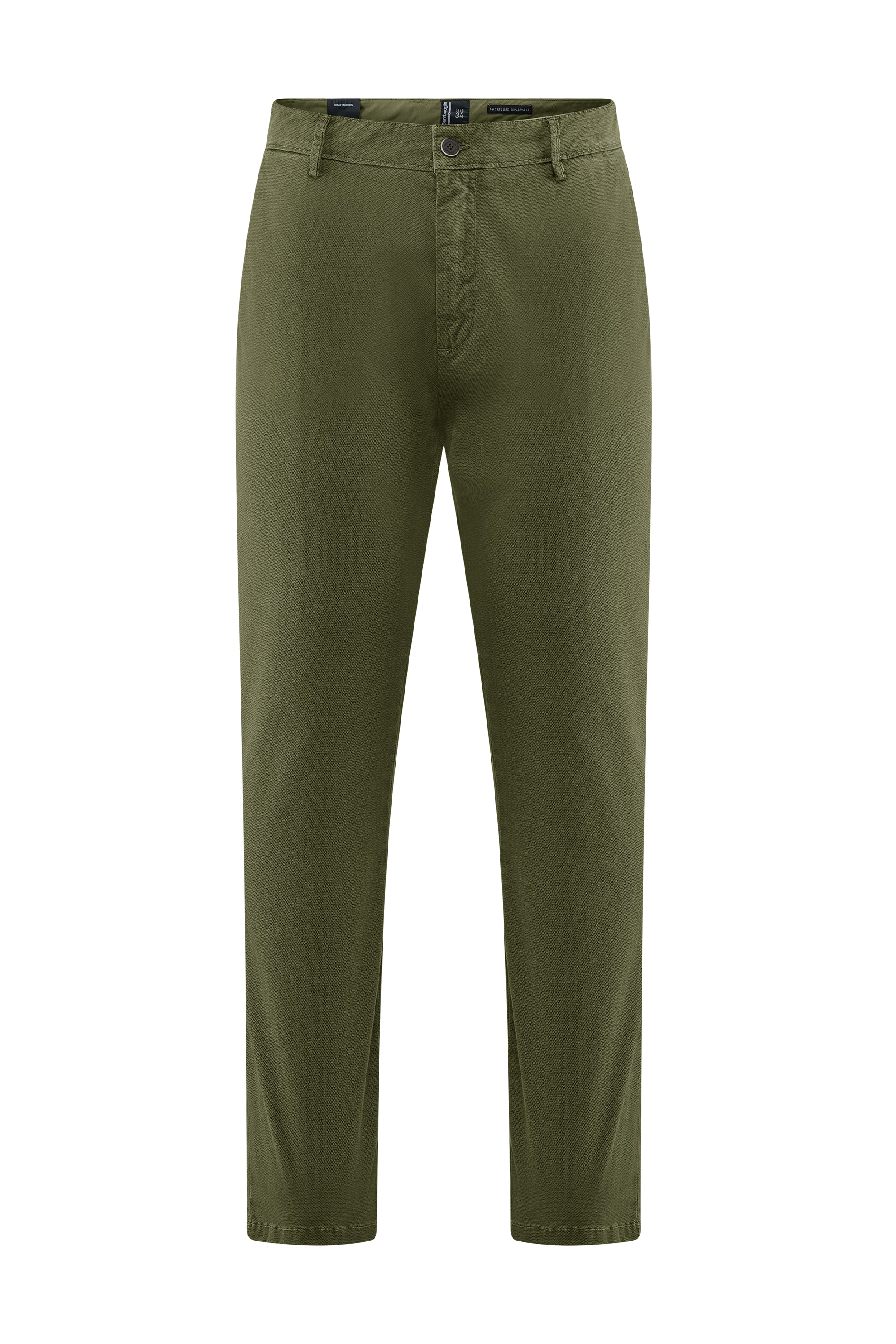 Pantalone chino in gabardina con micro-stampa - Image 9