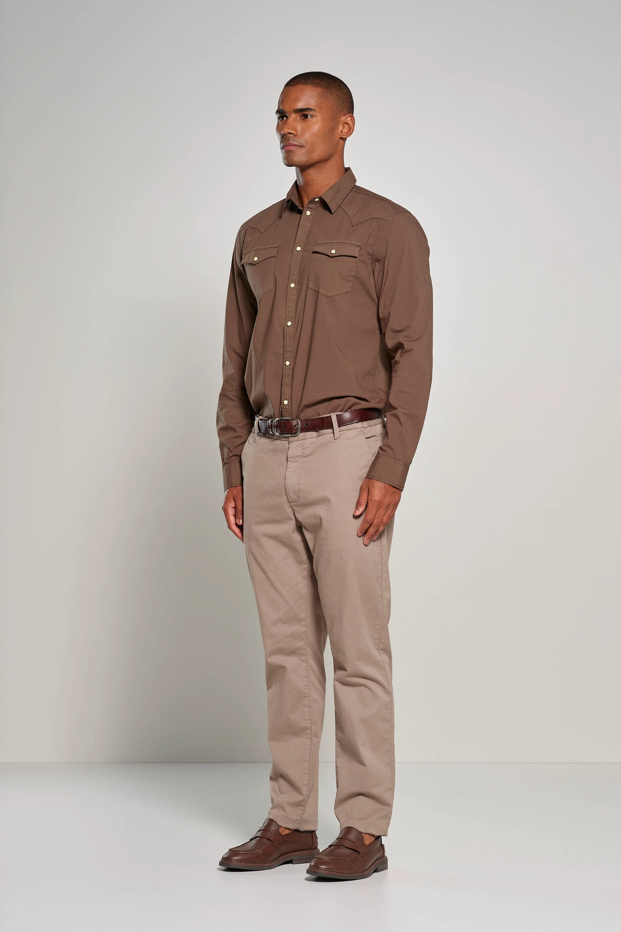 Pantalone chino in gabardina - Image 5