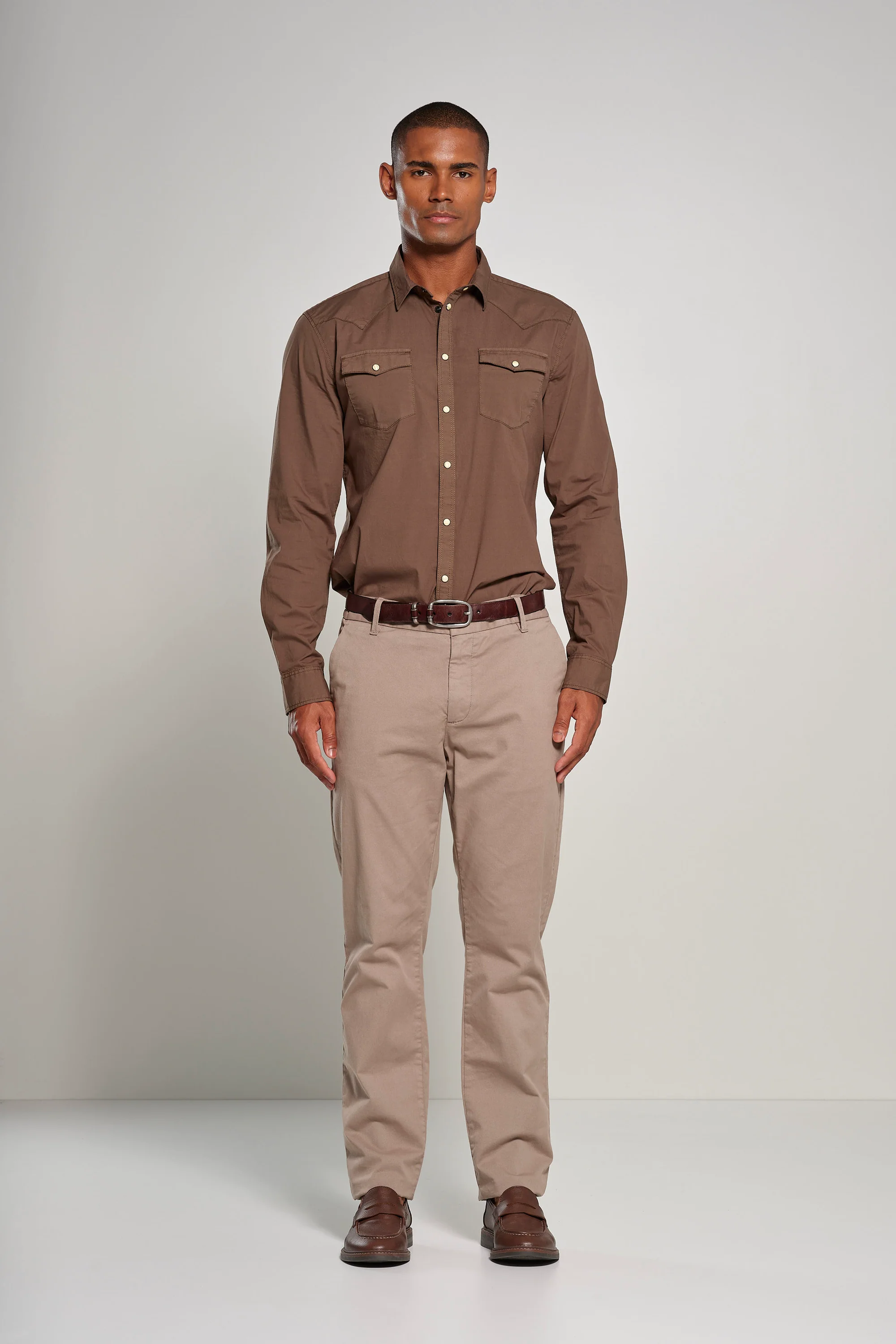 Pantalone chino in gabardina - Image 6