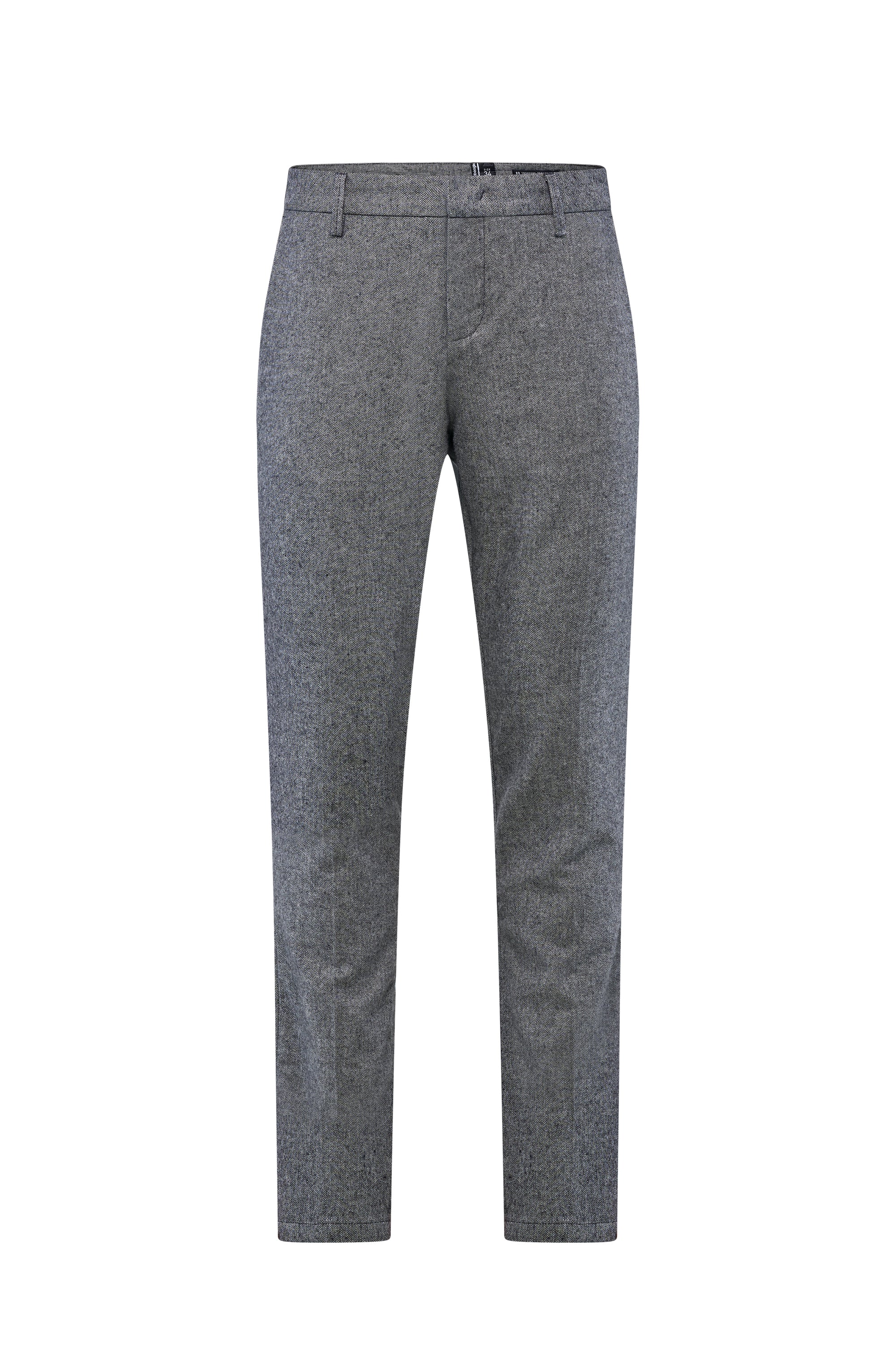Pantalone chino slim fit in flanella con tasche America - Image 11