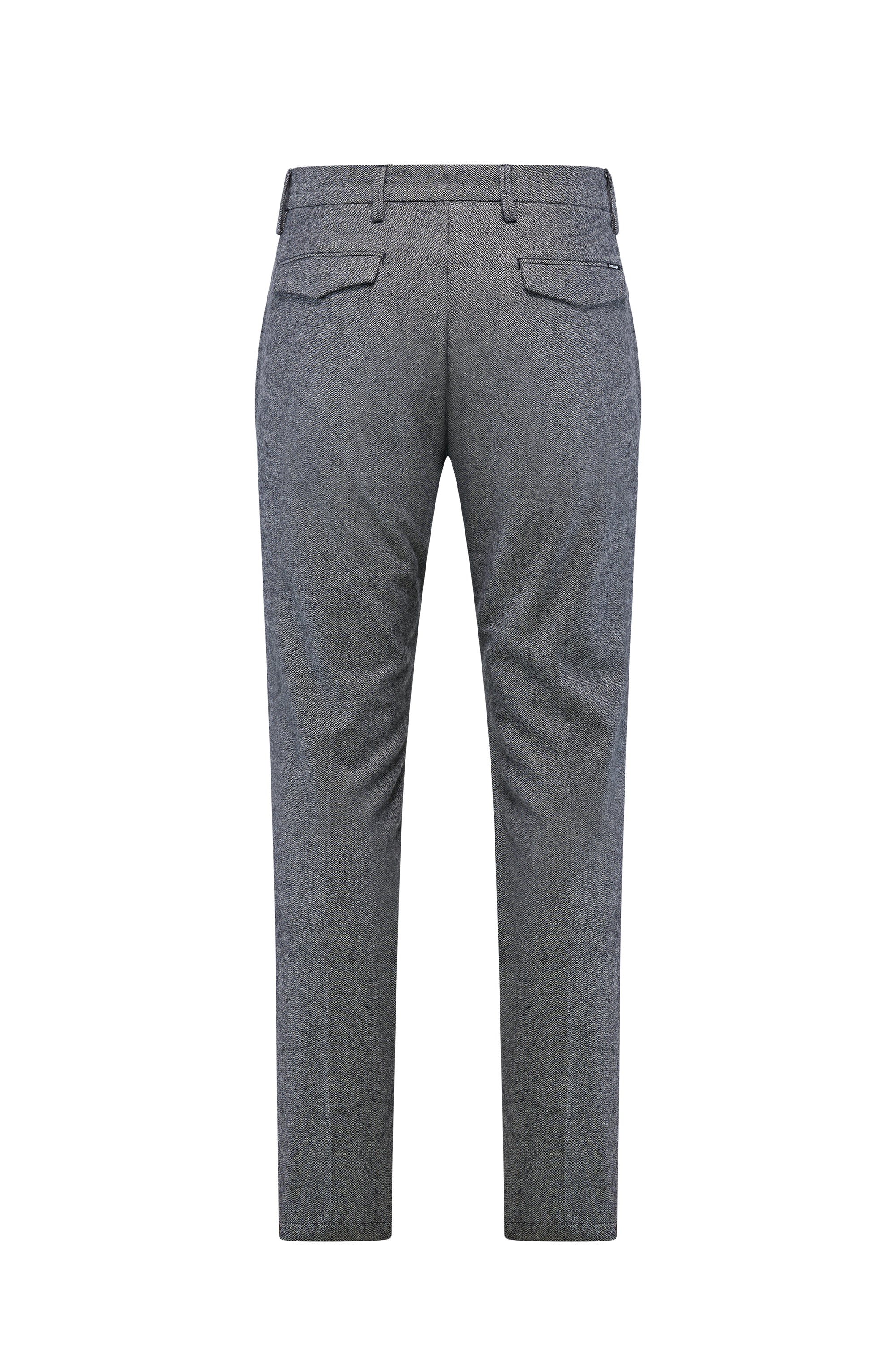 Pantalone chino slim fit in flanella con tasche America - Image 13