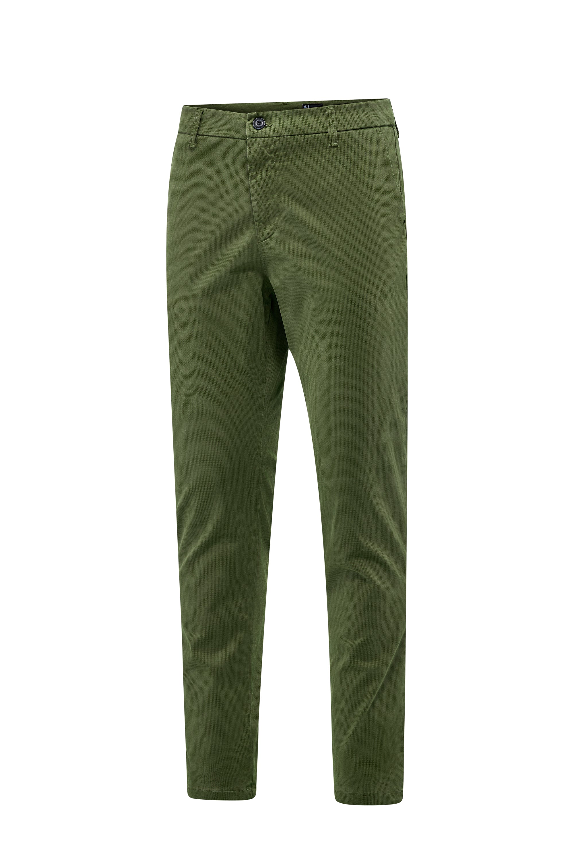 Pantalone chino slim fit in raso stretch con micro stampa - Image 12