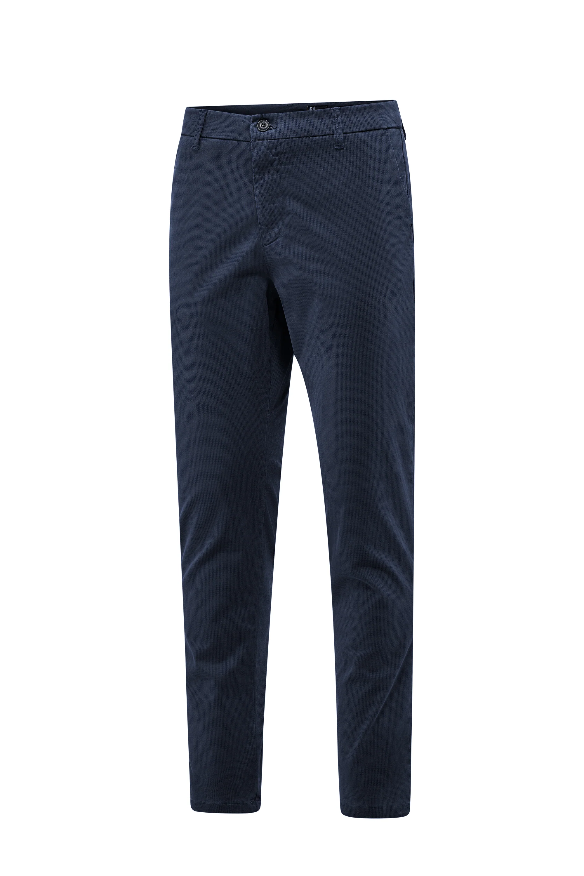 Pantalone chino slim fit in raso stretch con micro stampa - Image 17