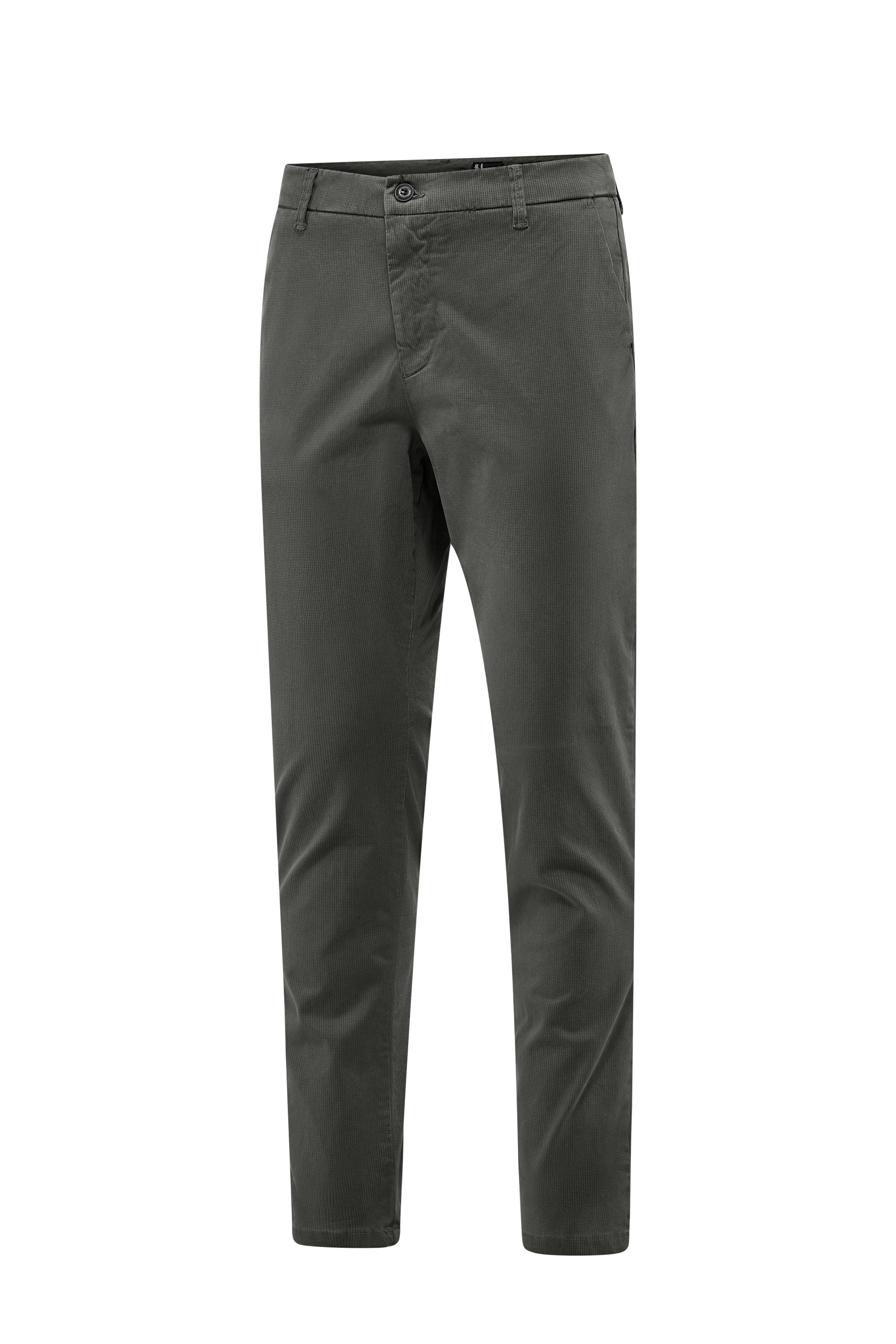 Pantalone chino slim fit in raso stretch con micro stampa - Image 22