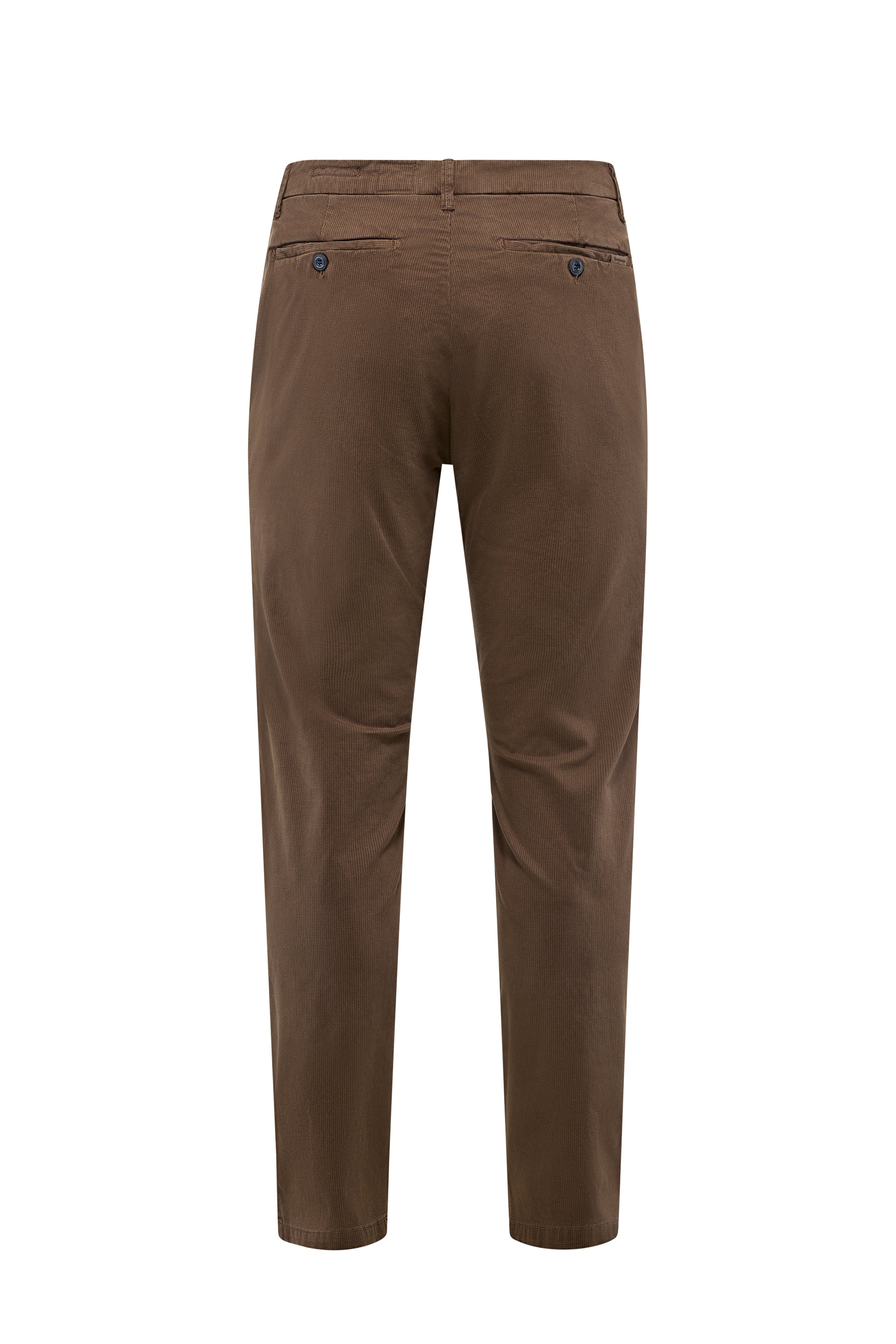 Pantalone chino slim fit in raso stretch con micro stampa - Image 3
