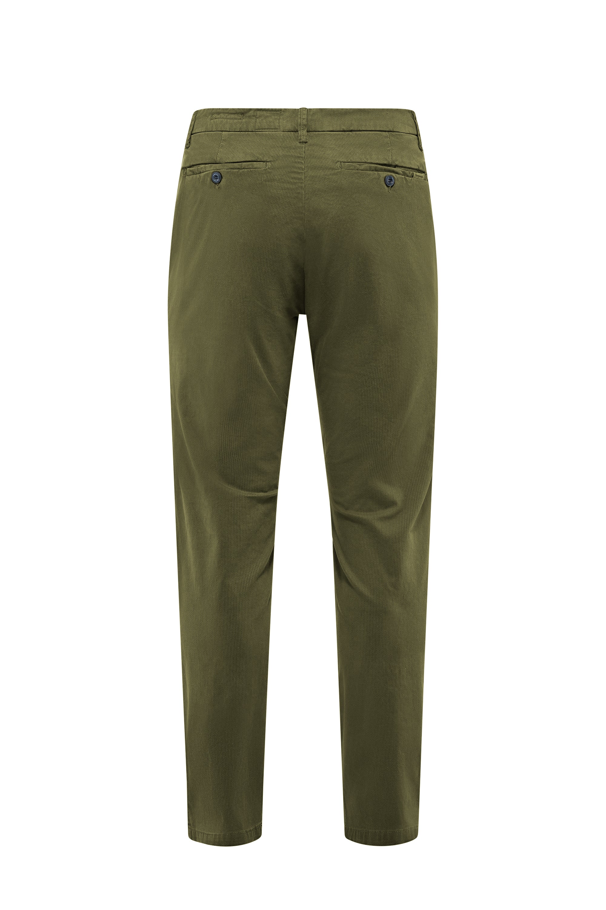 Pantalone chino slim fit in raso stretch con micro stampa - Image 8