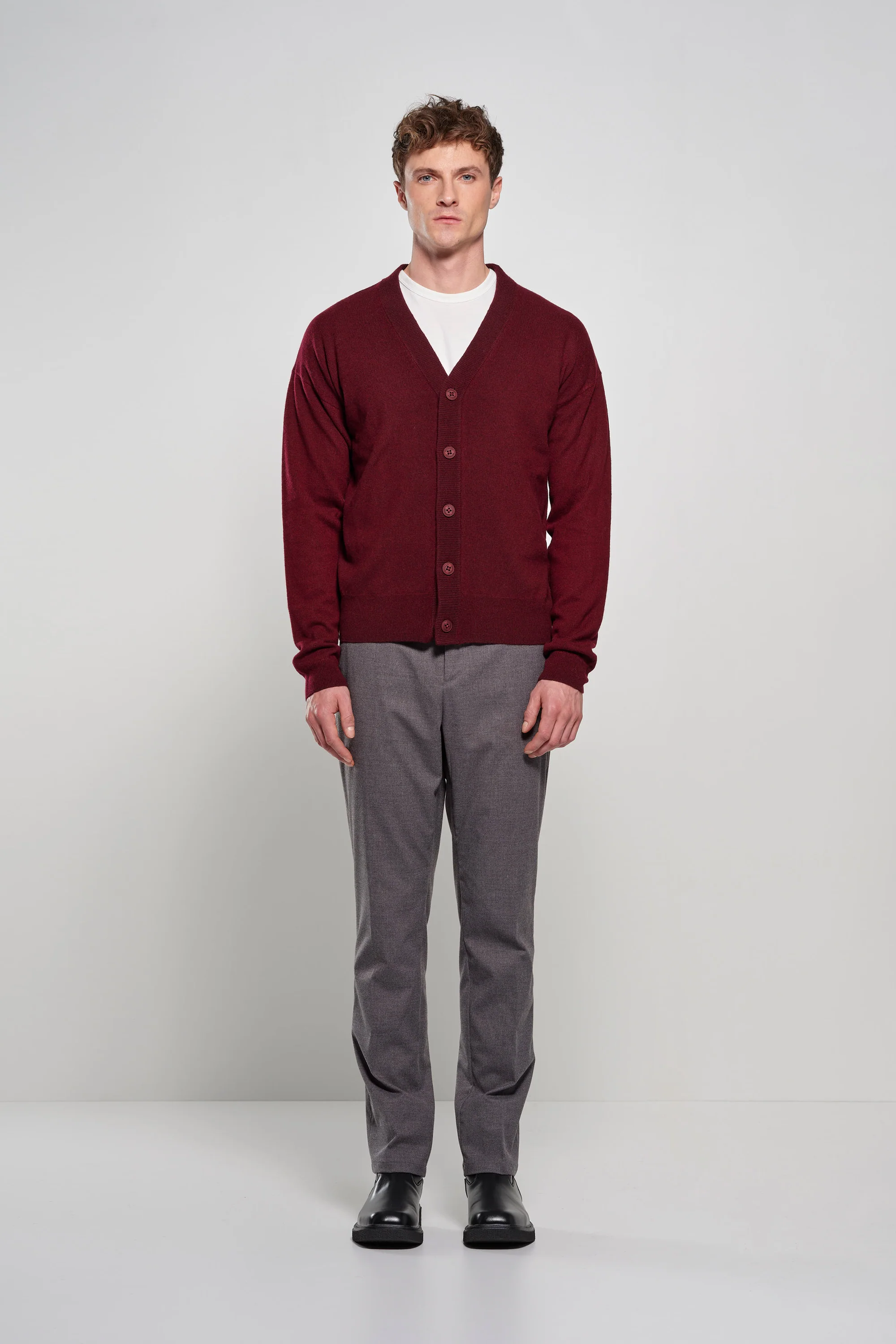 Pantalone chino slim in flanella stretch - Image 15